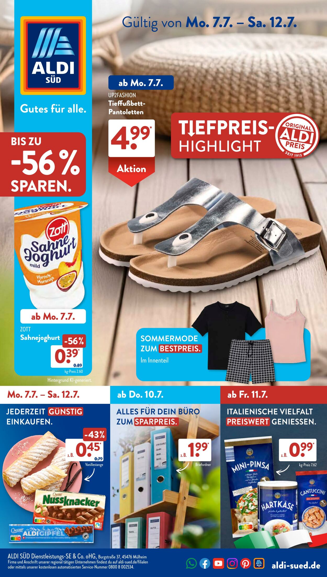 Prospekt ALDI SÜD 07.07.2025 - 21.07.2025