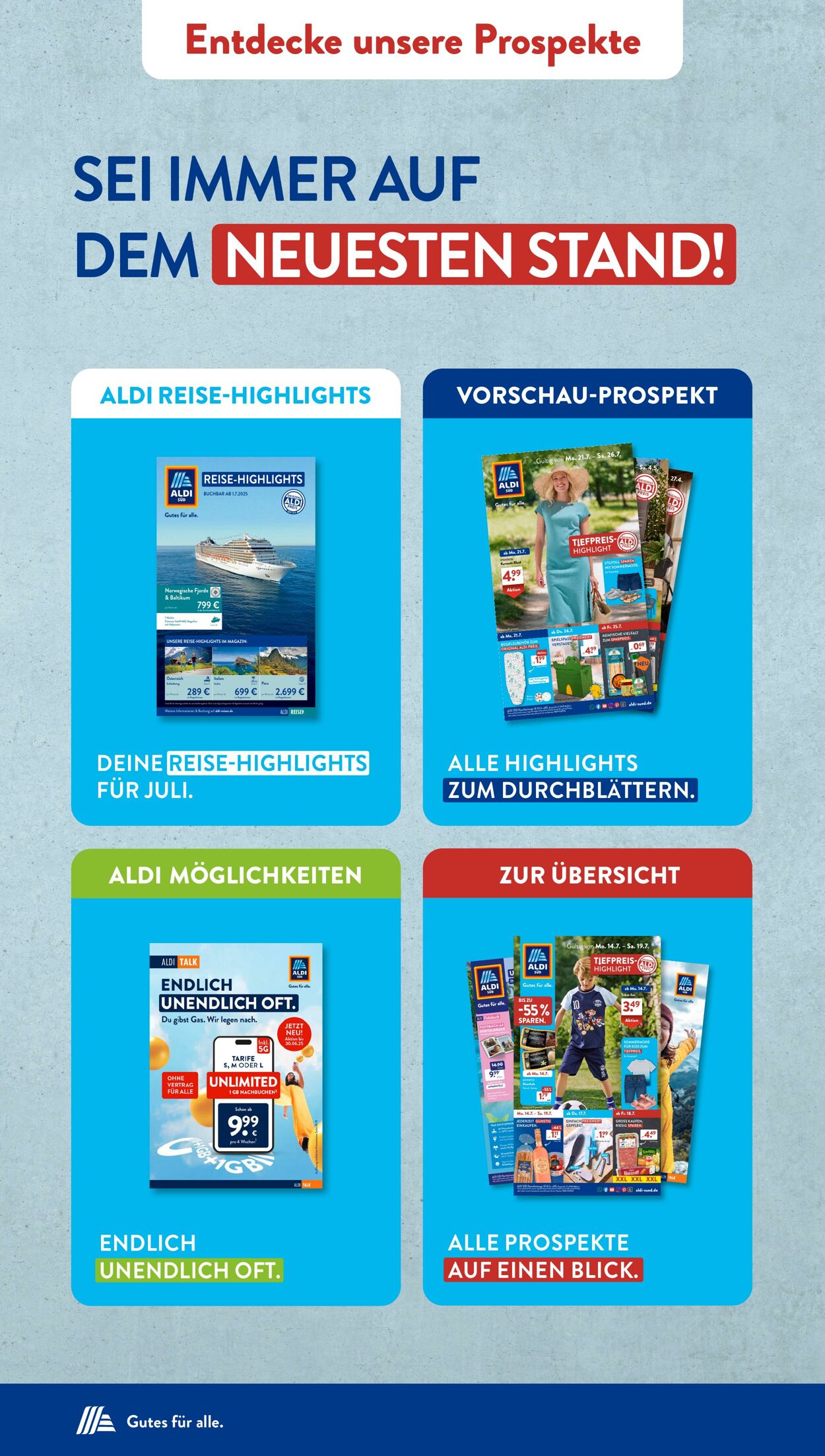 Prospekt ALDI SÜD 07.07.2025 - 21.07.2025