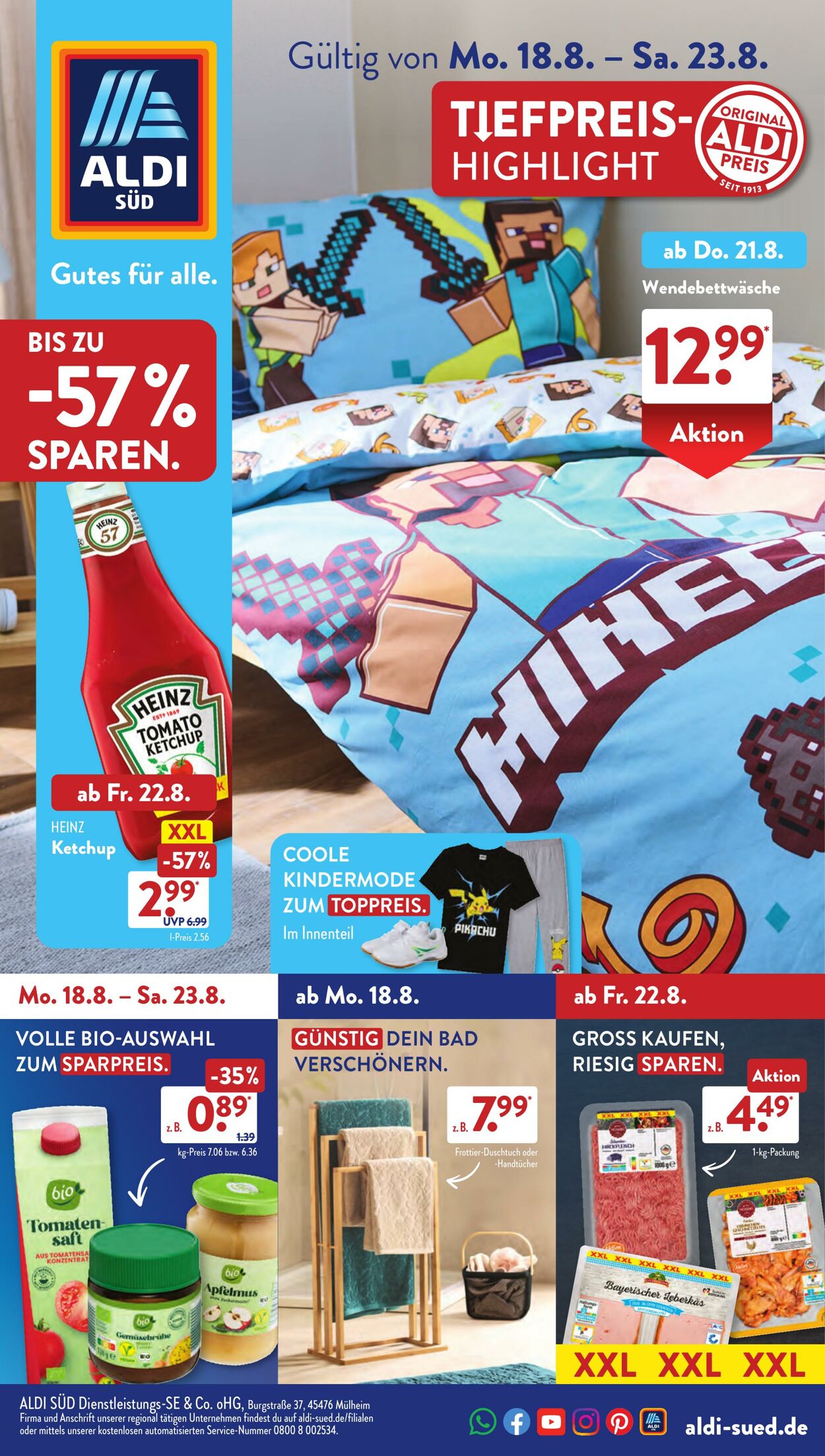 Prospekt ALDI SÜD 20.08.2025 - 03.09.2025