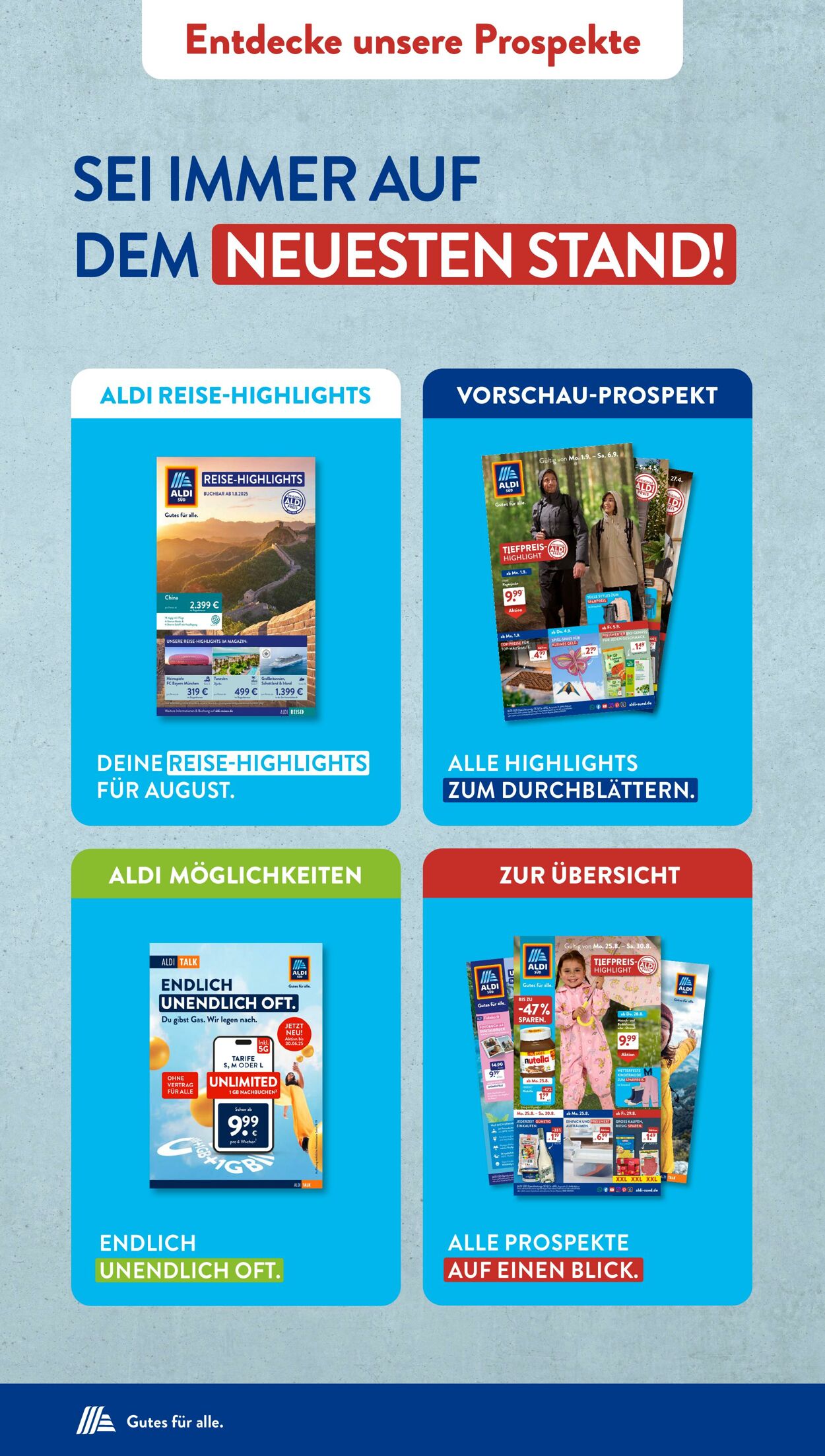 Prospekt ALDI SÜD 20.08.2025 - 03.09.2025