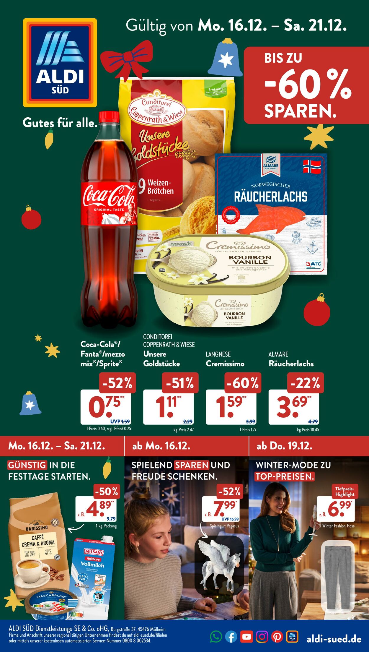 Prospekt ALDI SÜD 16.12.2024 - 22.12.2024