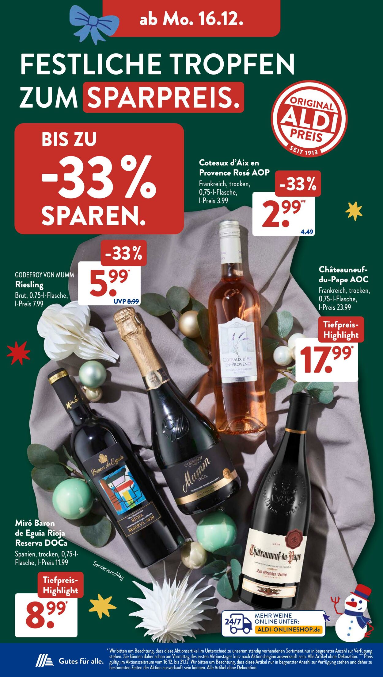 Prospekt ALDI SÜD 16.12.2024 - 22.12.2024