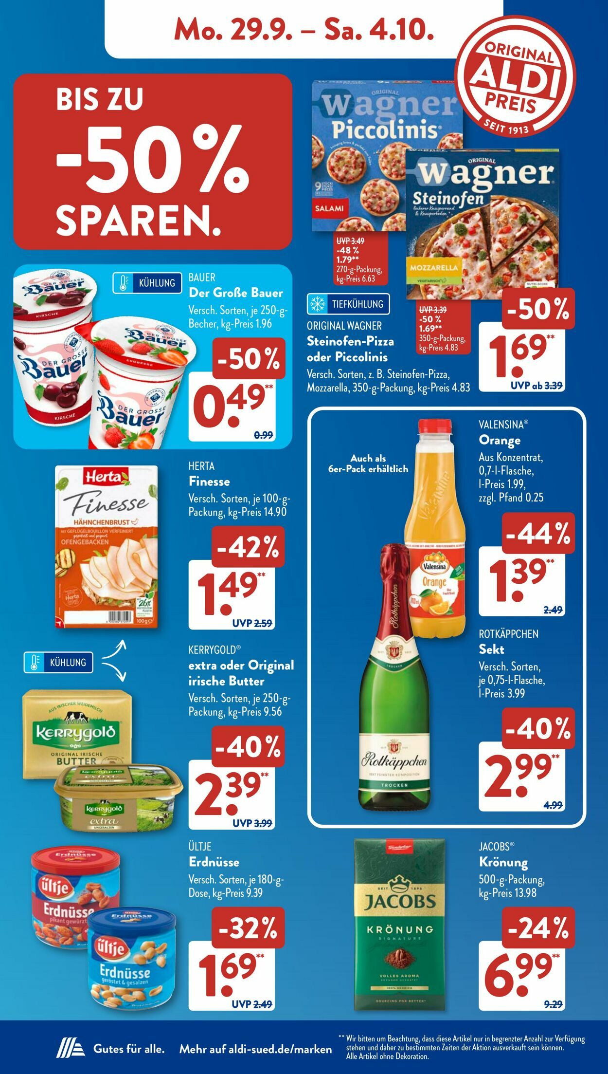 Prospekt ALDI SÜD 22.09.2025 - 06.10.2025