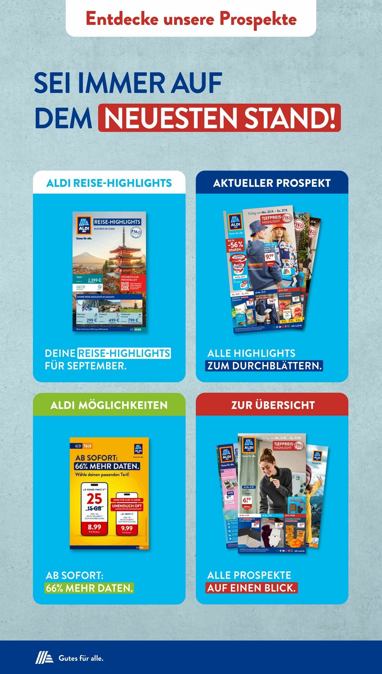 Prospekt ALDI SÜD 22.09.2025 - 06.10.2025