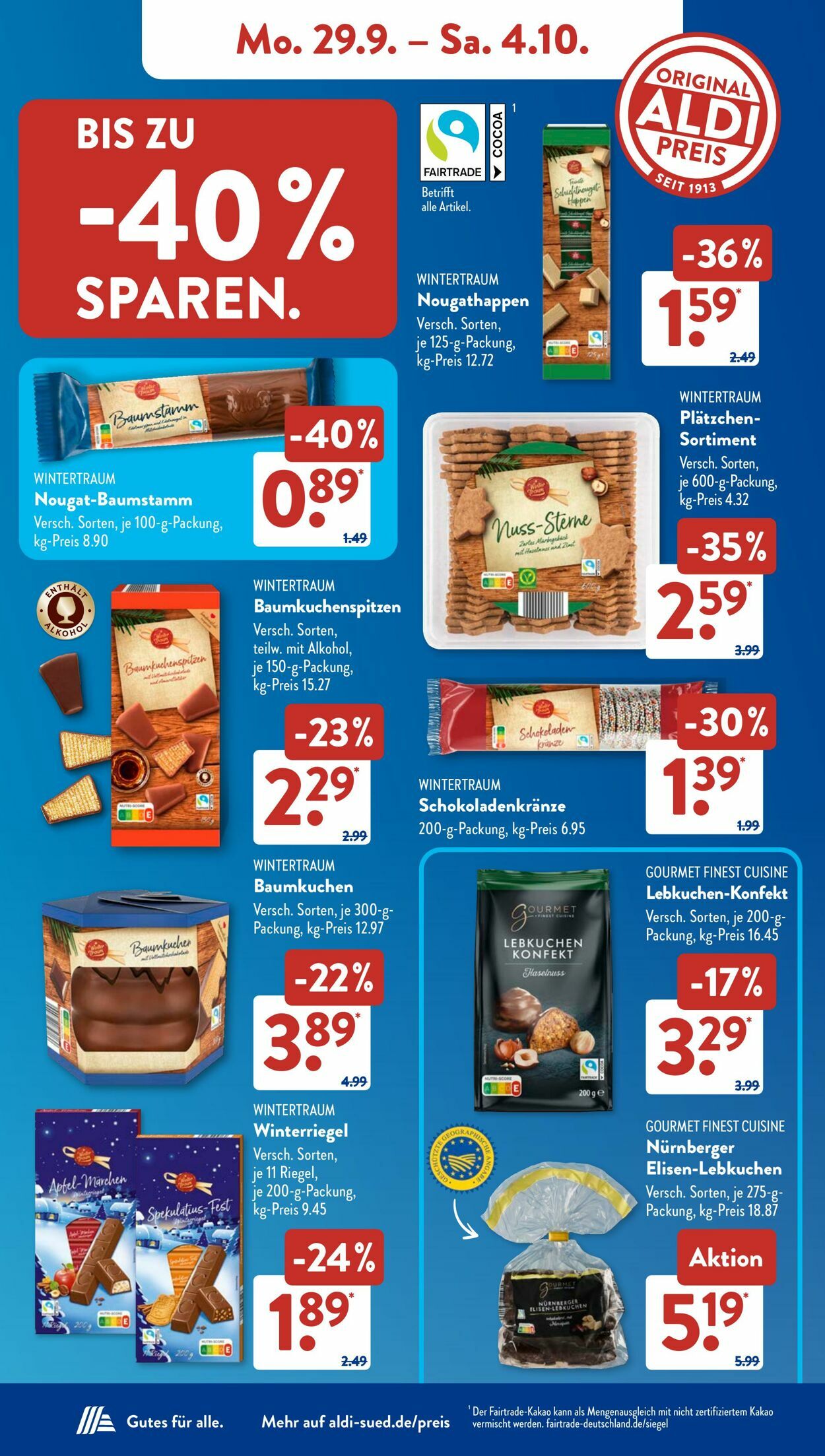 Prospekt ALDI SÜD 22.09.2025 - 06.10.2025