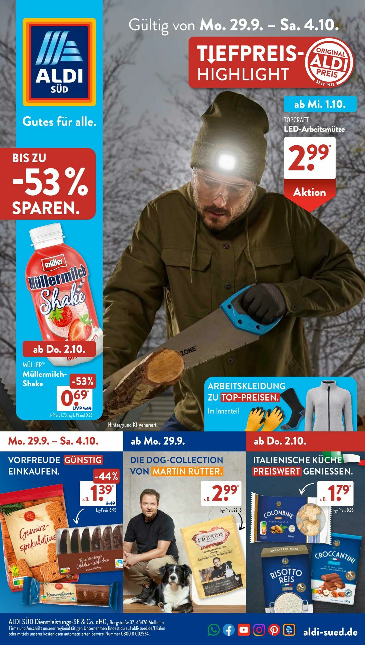 Prospekt ALDI SÜD 22.09.2025 - 06.10.2025