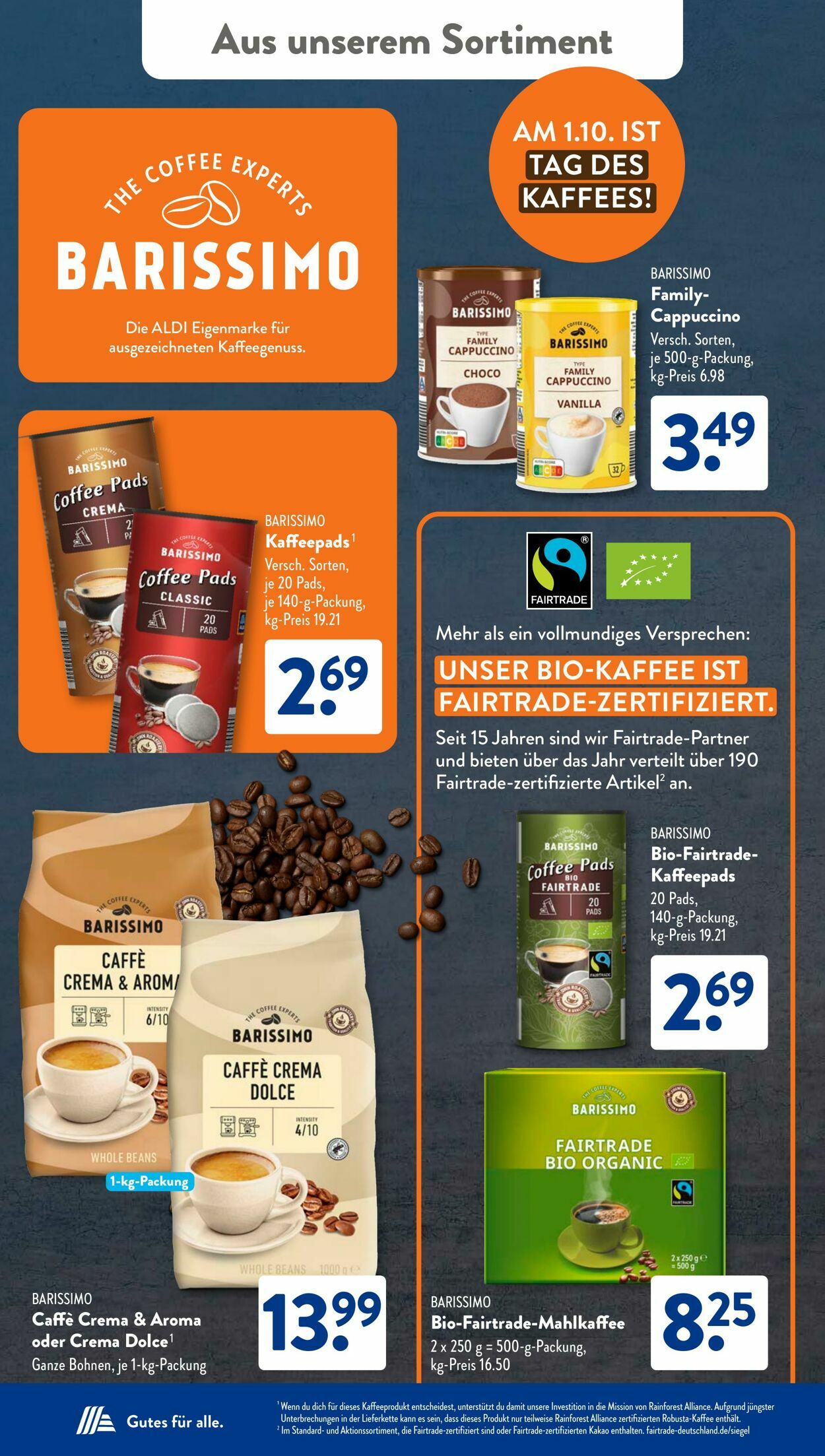 Prospekt ALDI SÜD 22.09.2025 - 06.10.2025