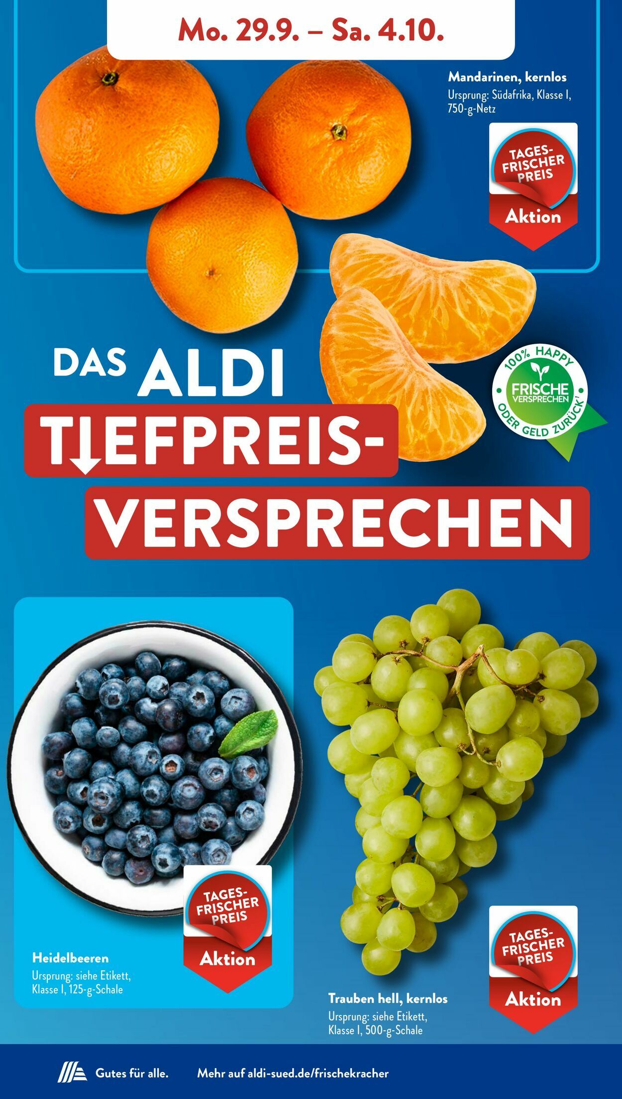 Prospekt ALDI SÜD 22.09.2025 - 06.10.2025