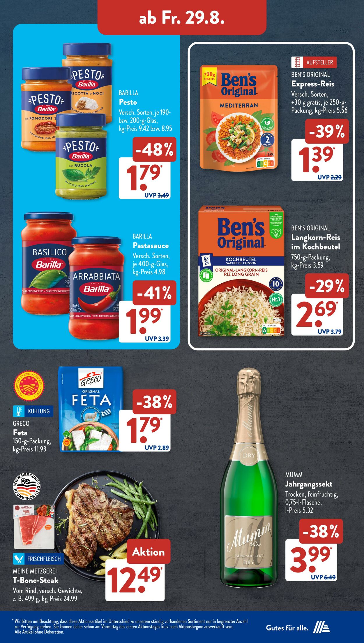 Prospekt ALDI SÜD 25.08.2025 - 01.09.2025
