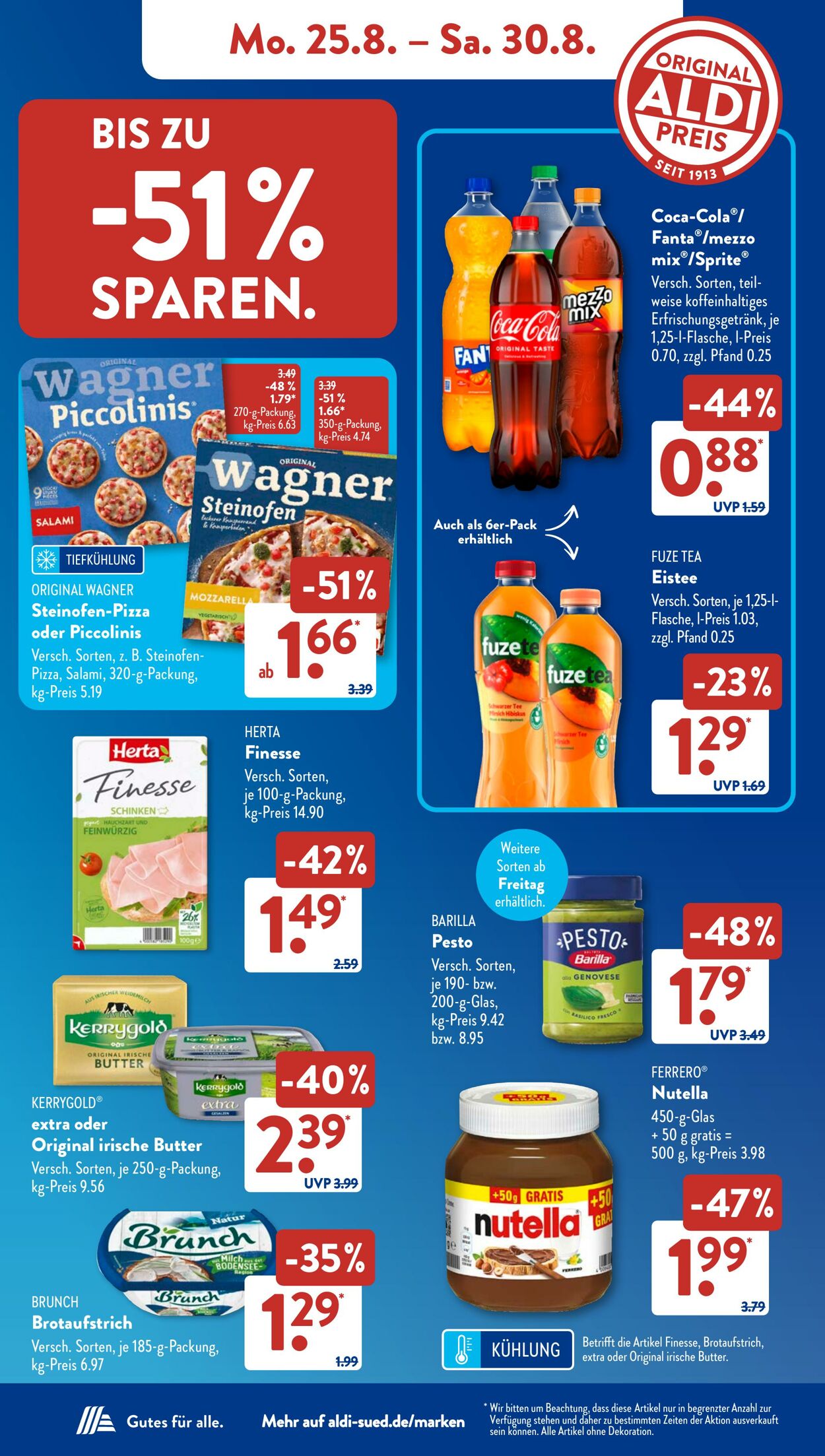 Prospekt ALDI SÜD 25.08.2025 - 01.09.2025