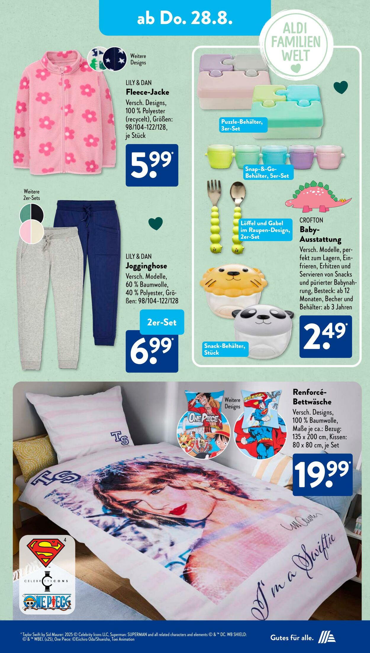 Prospekt ALDI SÜD 25.08.2025 - 01.09.2025