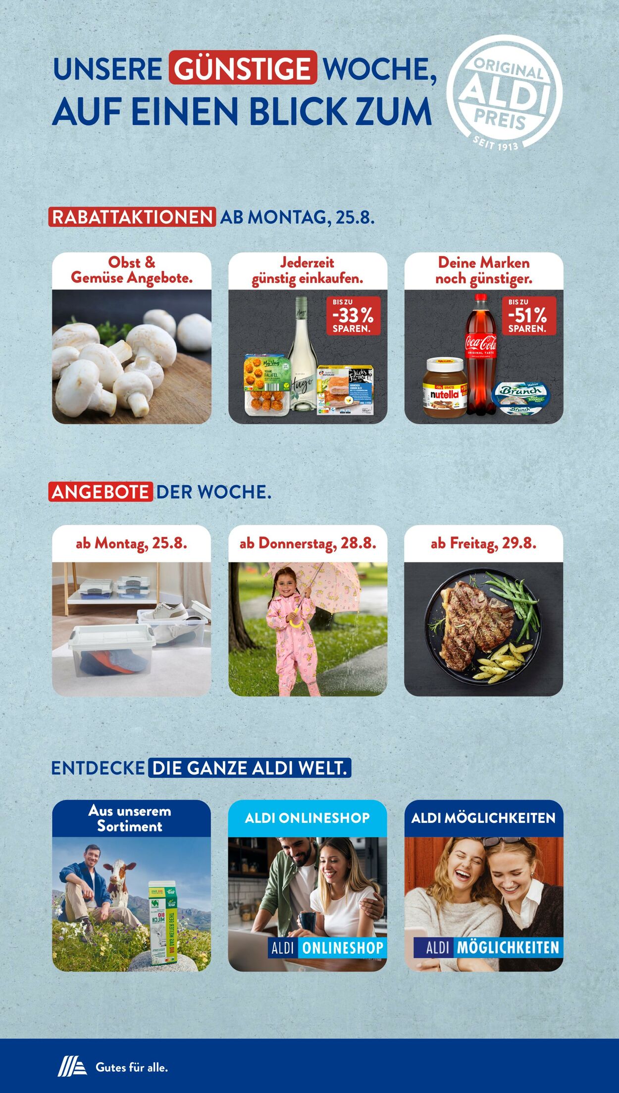 Prospekt ALDI SÜD 25.08.2025 - 01.09.2025