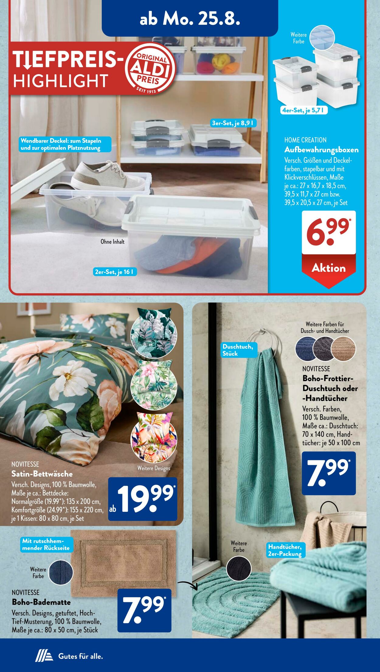 Prospekt ALDI SÜD 25.08.2025 - 01.09.2025
