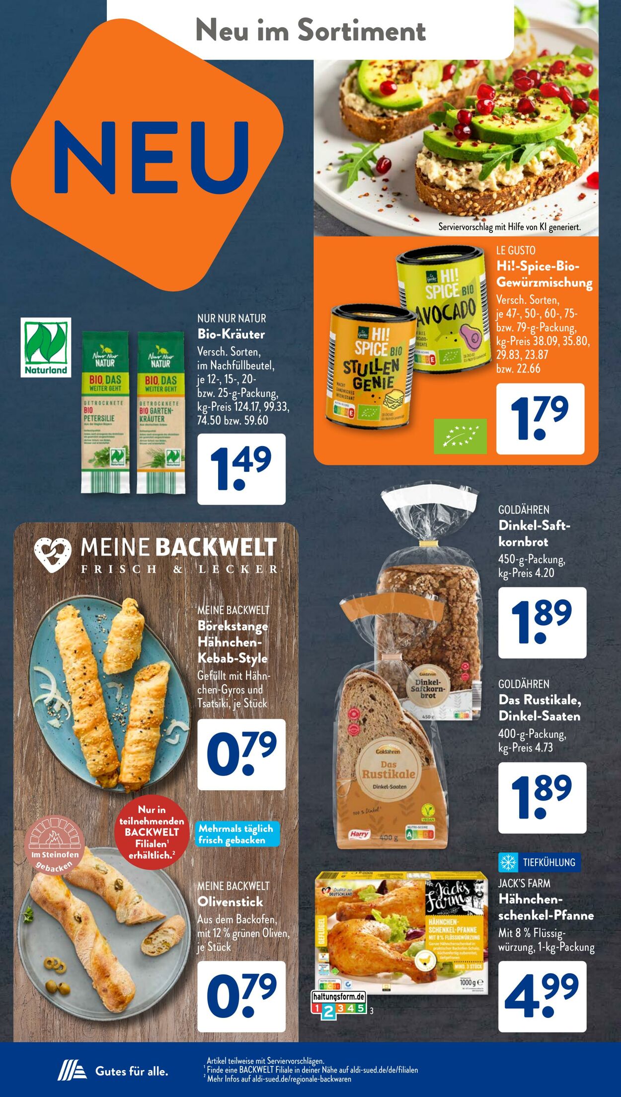 Prospekt ALDI SÜD 25.08.2025 - 01.09.2025