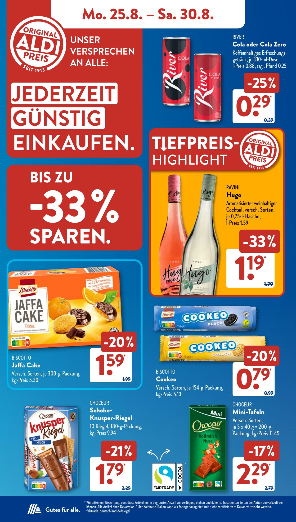 Prospekt ALDI SÜD 25.08.2025 - 01.09.2025