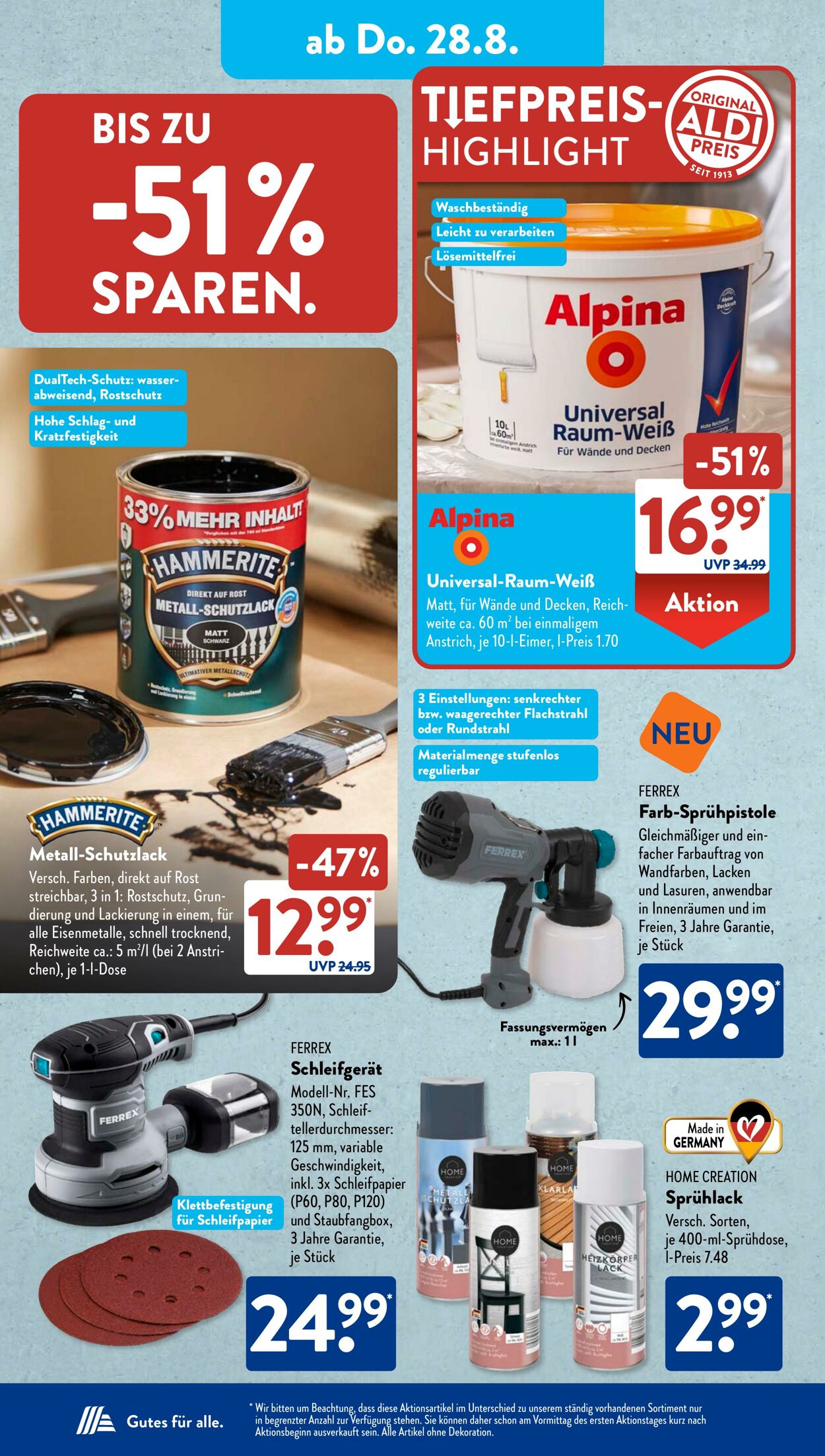 Prospekt ALDI SÜD 25.08.2025 - 01.09.2025