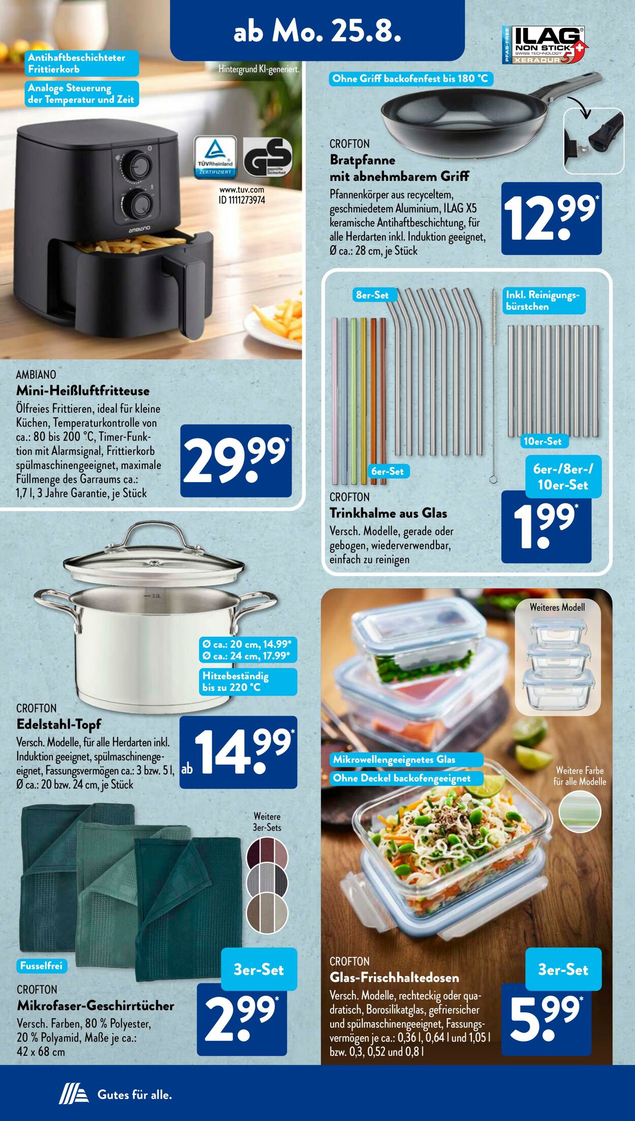 Prospekt ALDI SÜD 25.08.2025 - 01.09.2025