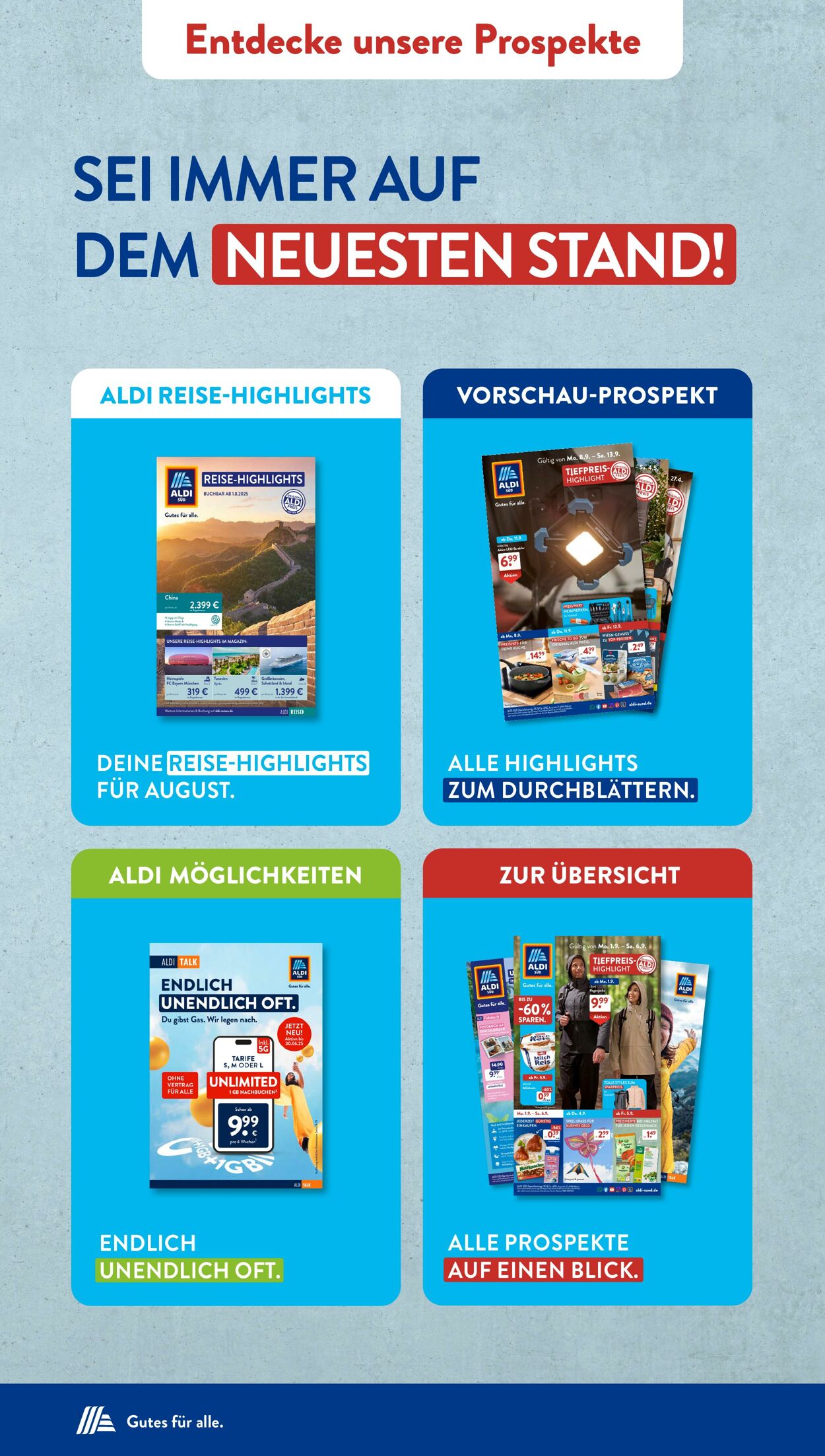 Prospekt ALDI SÜD 25.08.2025 - 01.09.2025