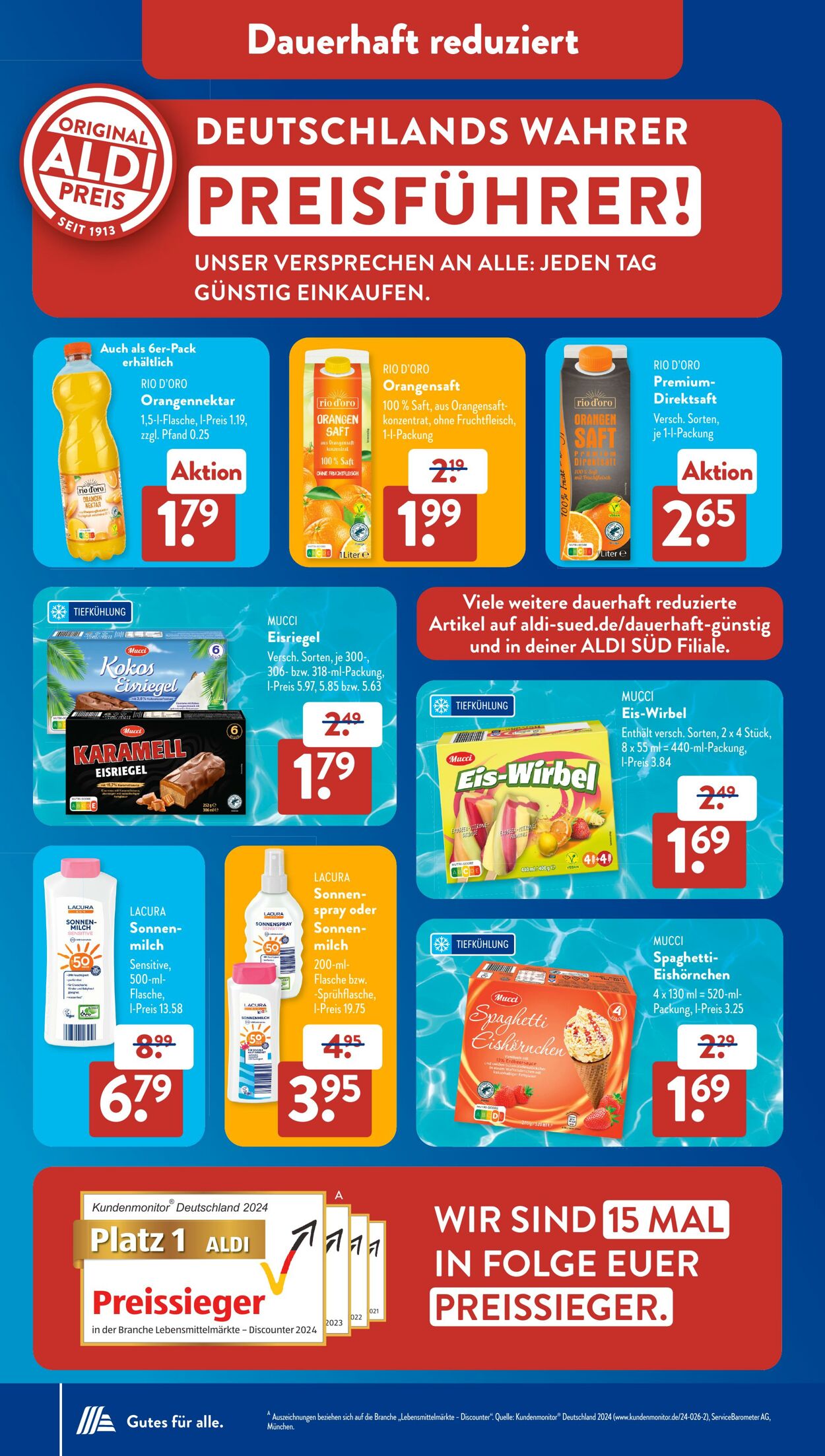 Prospekt ALDI SÜD 25.08.2025 - 01.09.2025