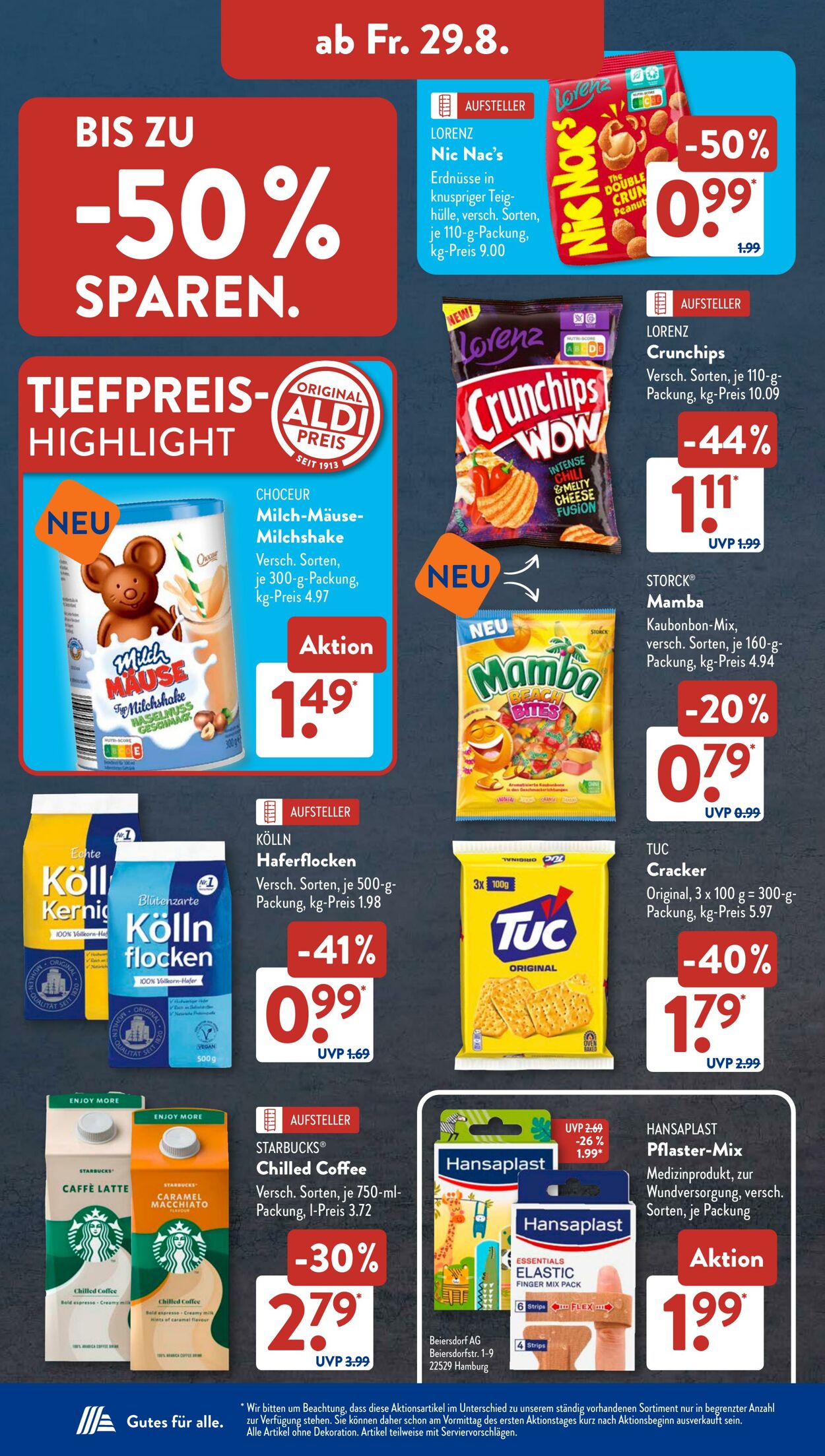 Prospekt ALDI SÜD 25.08.2025 - 01.09.2025