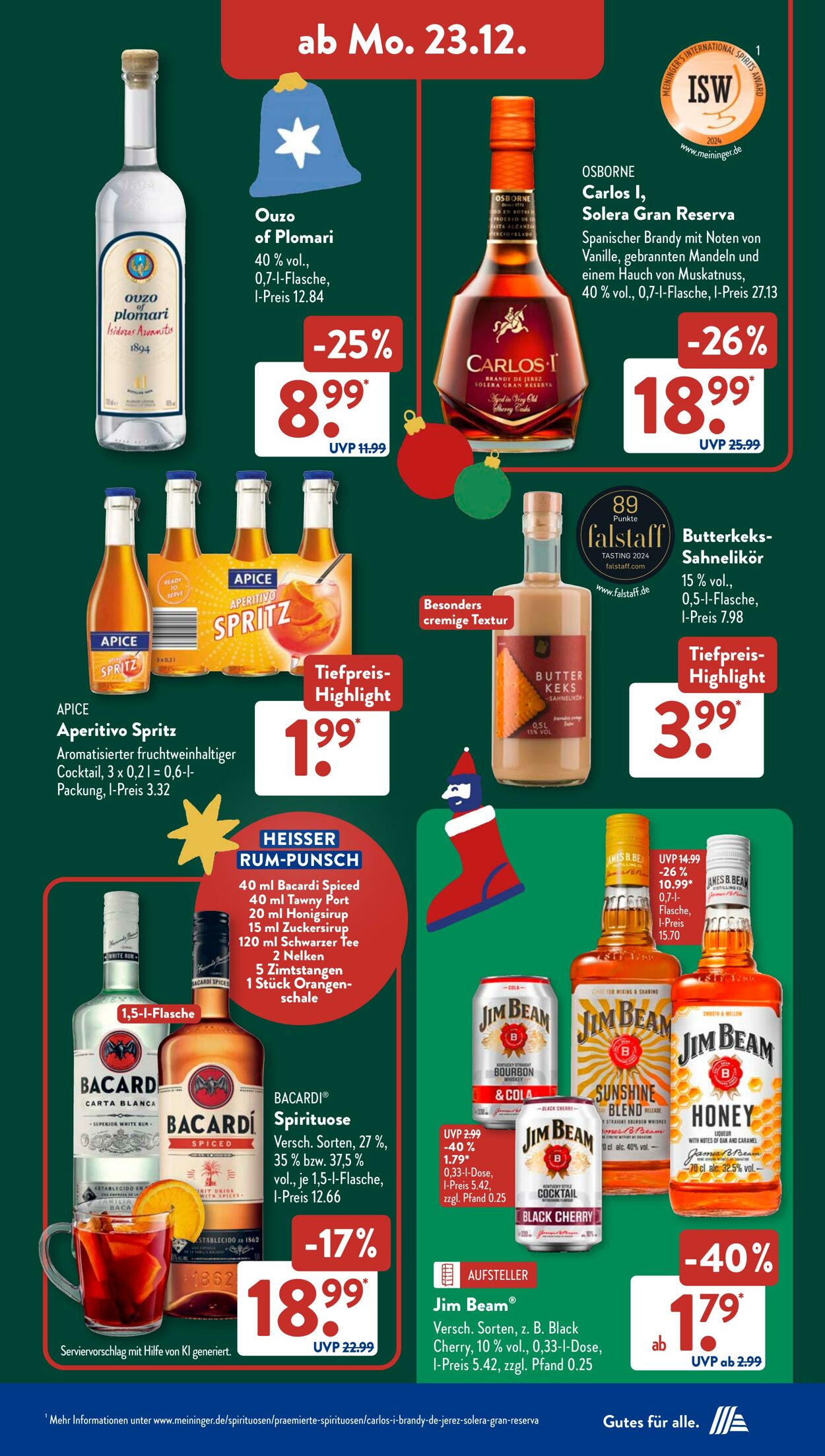 Prospekt ALDI SÜD 23.12.2024 - 29.12.2024