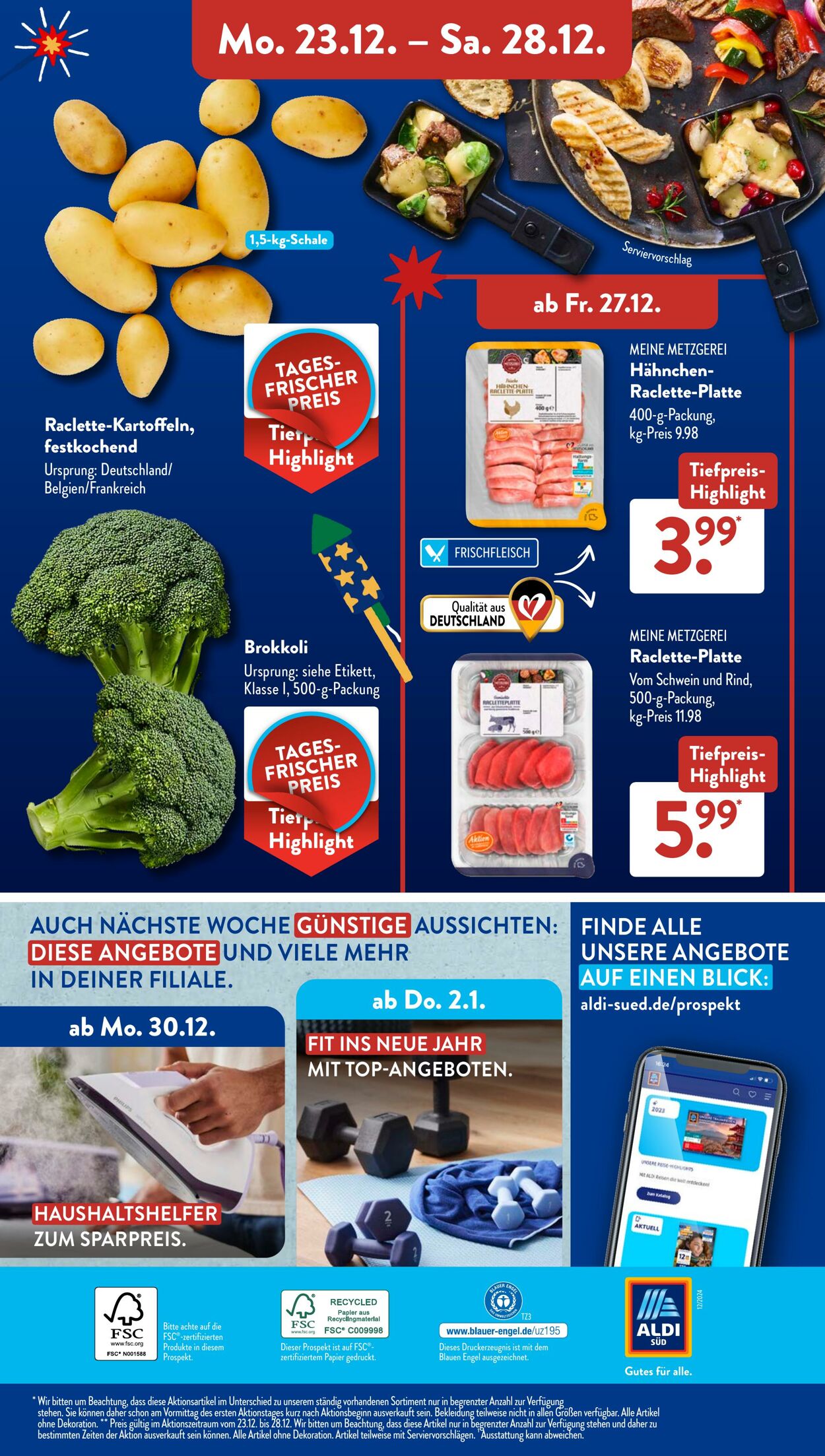 Prospekt ALDI SÜD 23.12.2024 - 29.12.2024