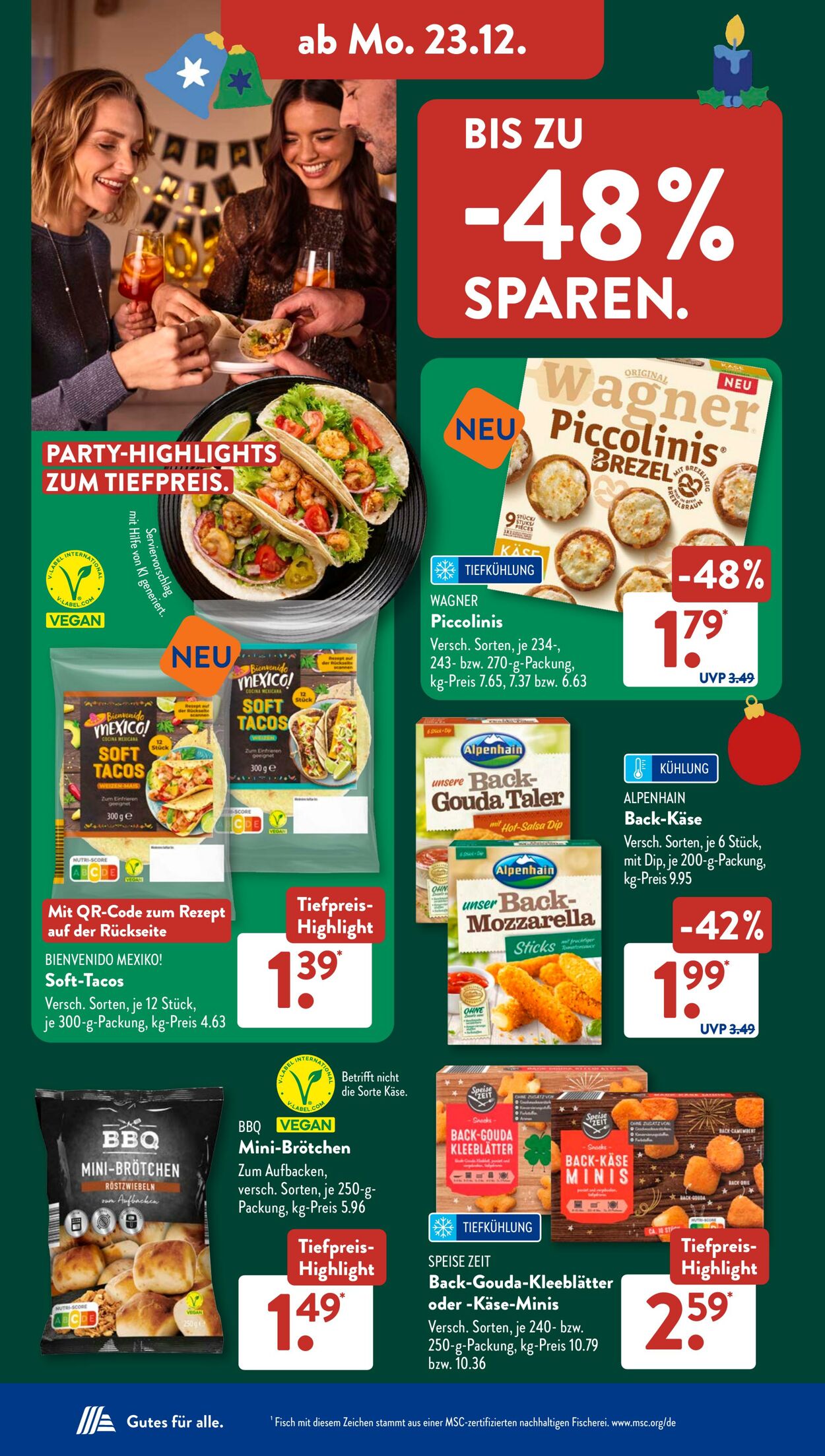 Prospekt ALDI SÜD 23.12.2024 - 29.12.2024