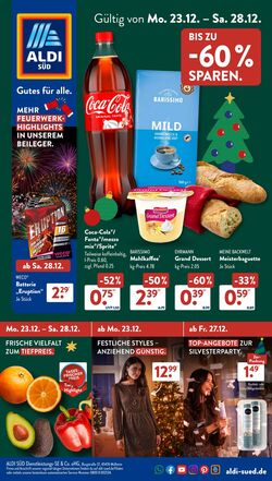 Prospekt ALDI SÜD 23.12.2024 - 29.12.2024