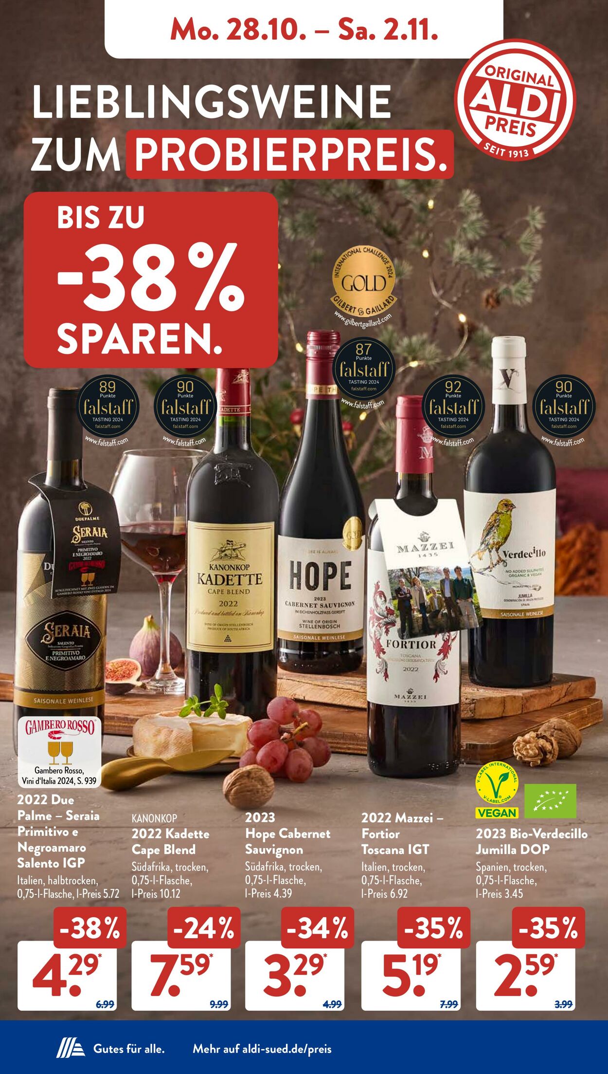 Prospekt ALDI SÜD 28.10.2024 - 03.11.2024