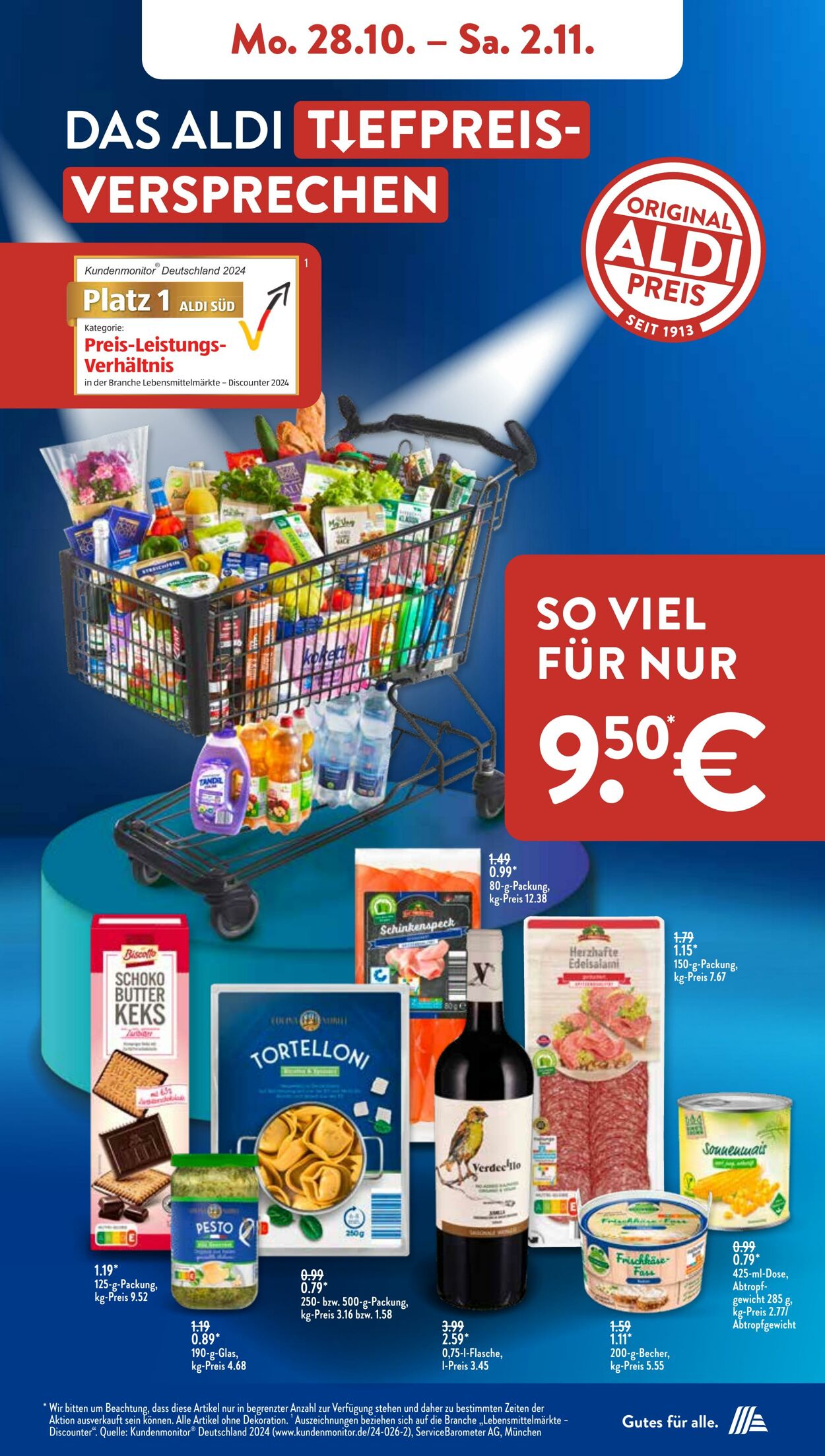 Prospekt ALDI SÜD 28.10.2024 - 03.11.2024