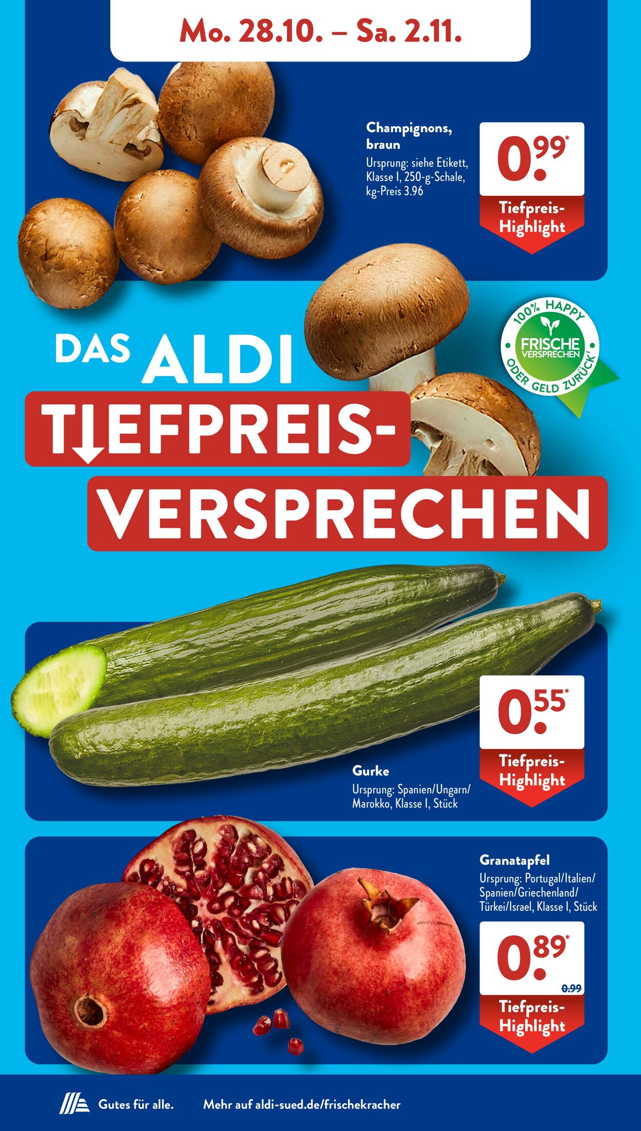 Prospekt ALDI SÜD 28.10.2024 - 03.11.2024