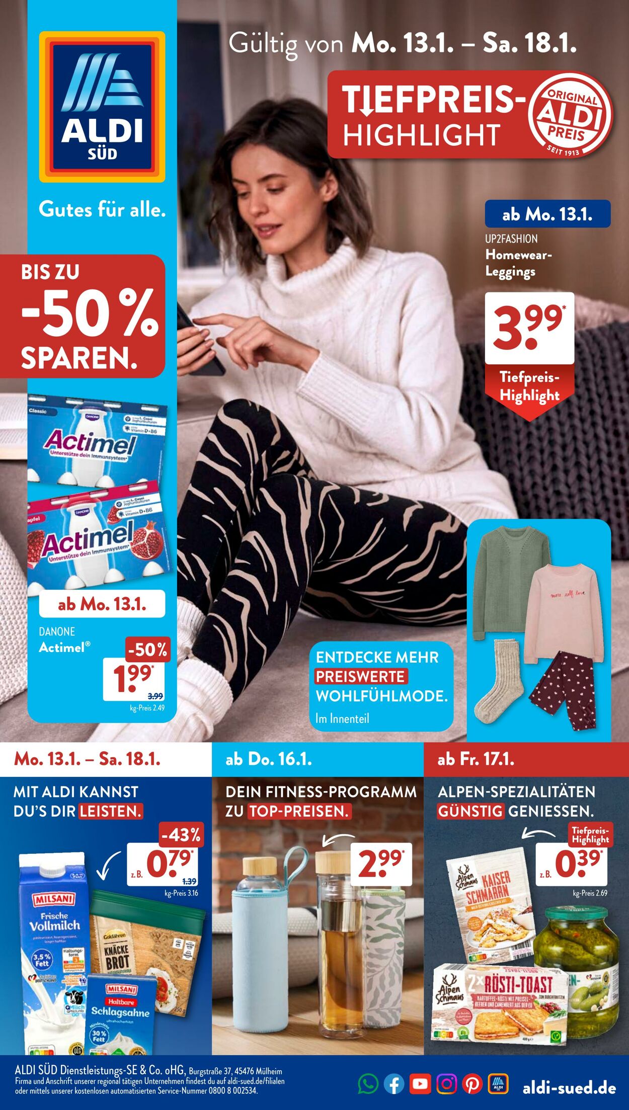 Prospekt ALDI SÜD - ALDI Prospekt aktuell & online | ALDI SÜD 13 Jan, 2025 - 19 Jan, 2025