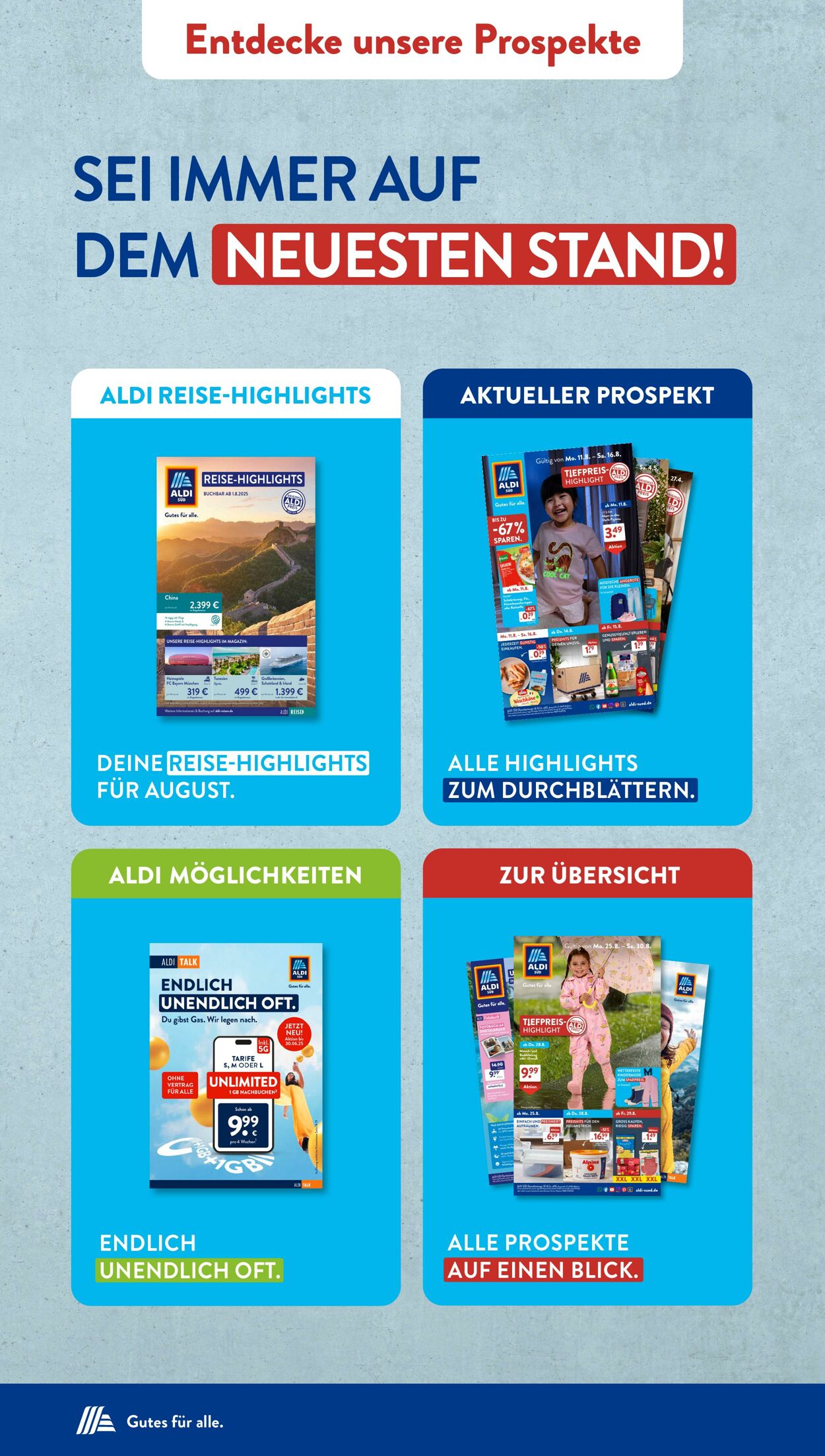 Prospekt ALDI SÜD 11.08.2025 - 25.08.2025