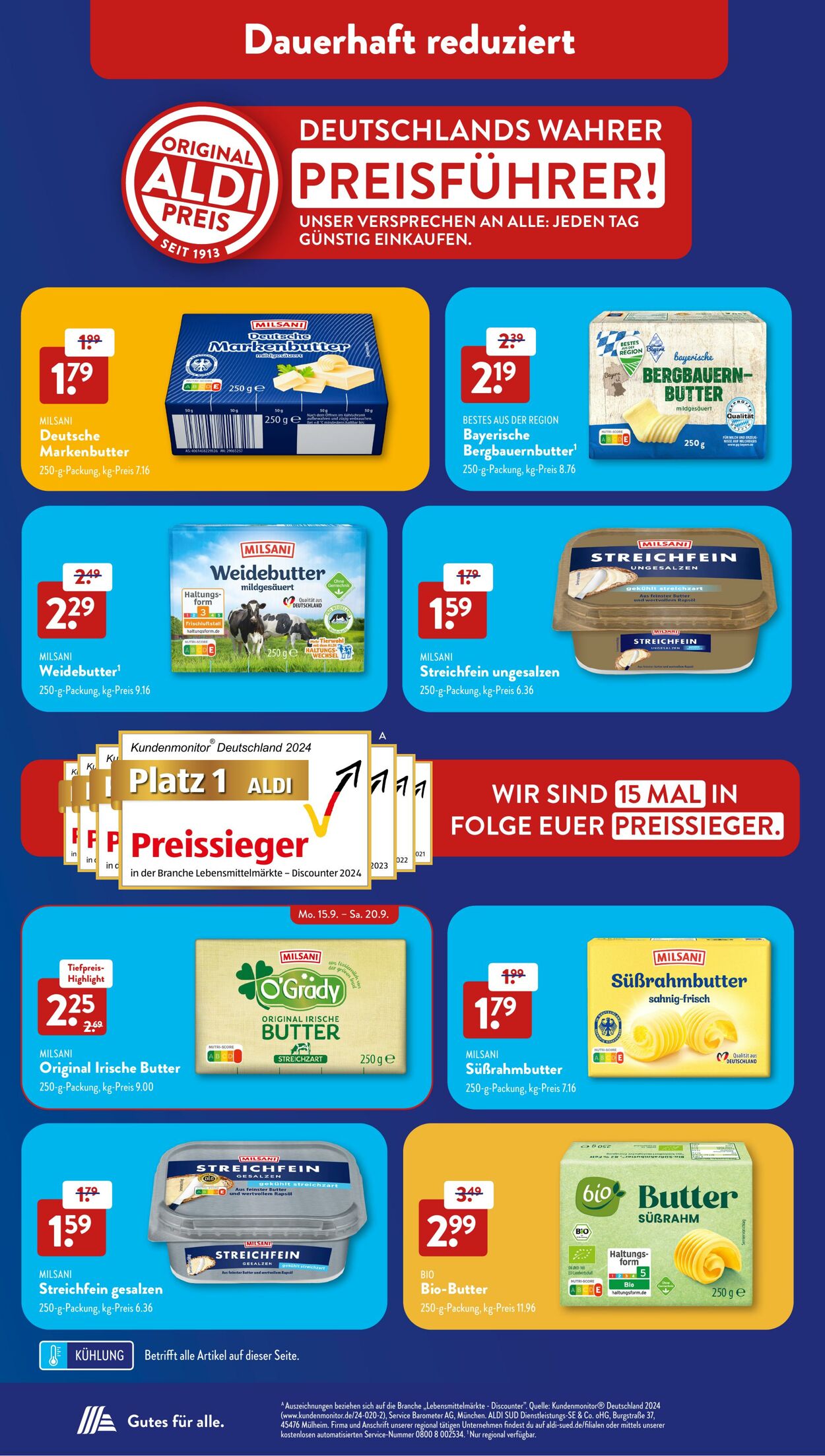 Prospekt ALDI SÜD 17.09.2025 - 01.10.2025