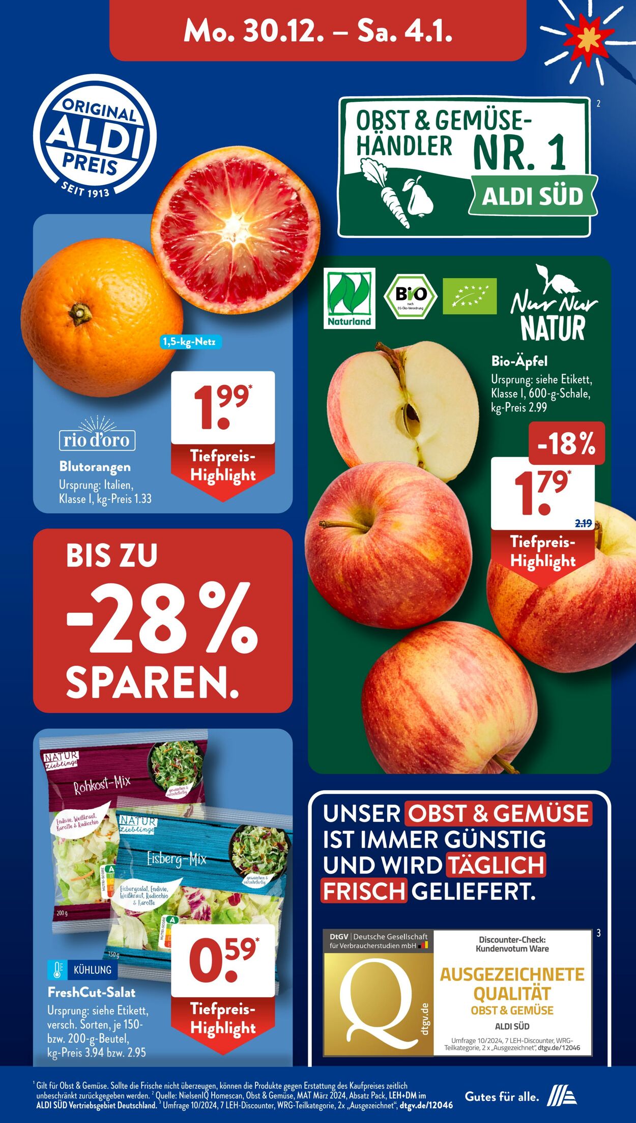 Prospekt ALDI SÜD 30.12.2024 - 07.01.2025