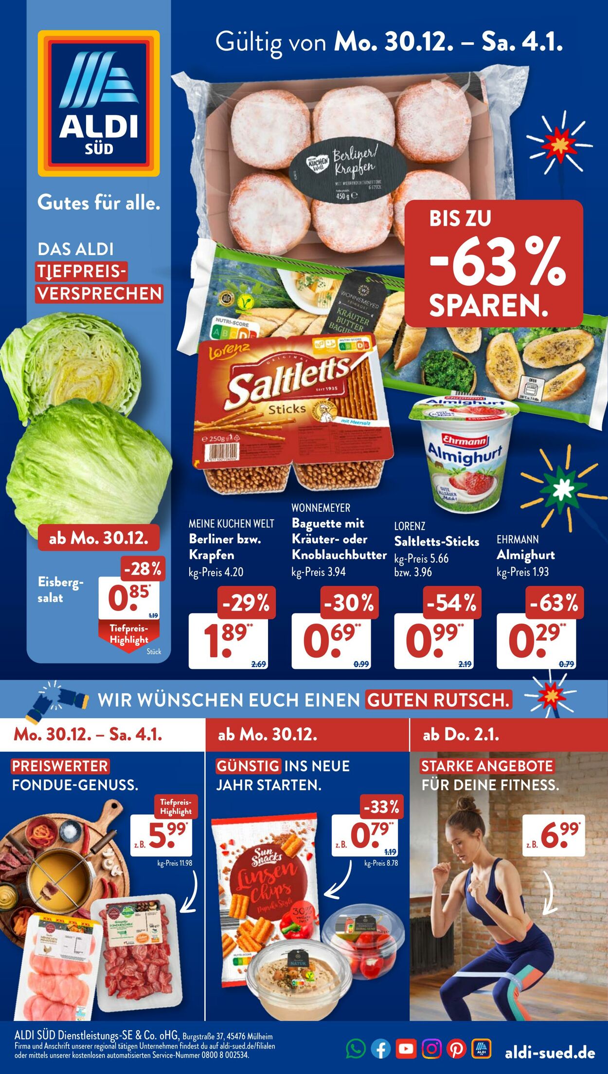 Prospekt ALDI SÜD 30.12.2024 - 07.01.2025