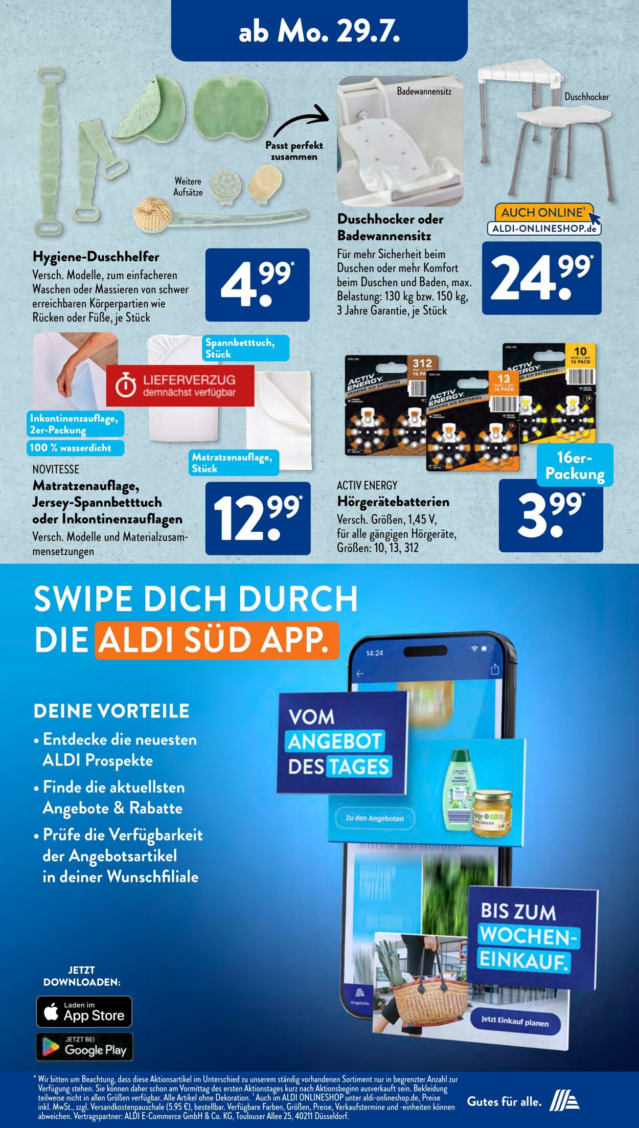 Prospekt ALDI SÜD 29.07.2024 - 03.08.2024