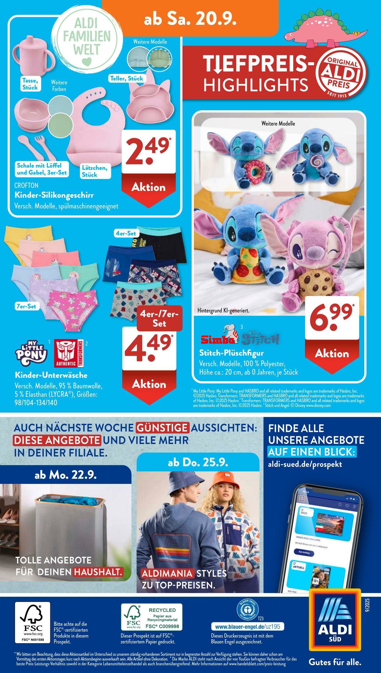 Prospekt ALDI SÜD 09.09.2025 - 23.09.2025