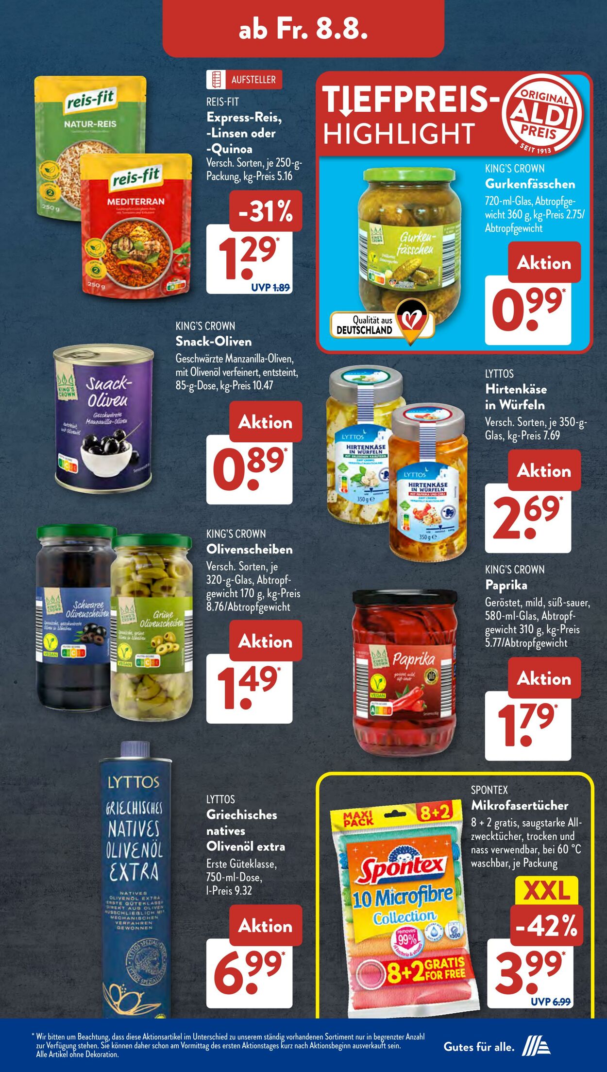 Prospekt ALDI SÜD 05.08.2025 - 19.08.2025