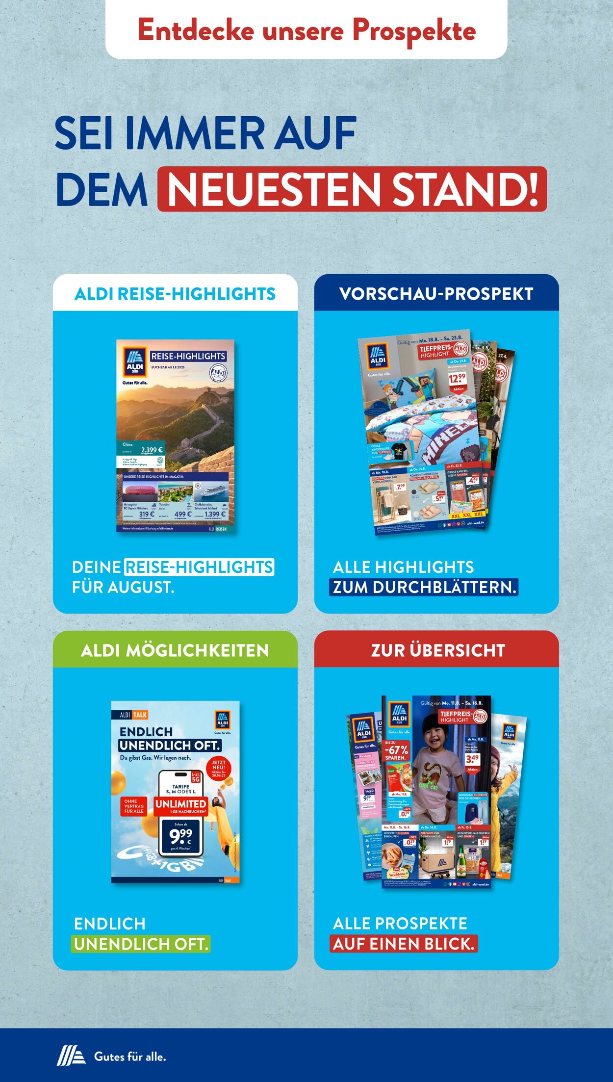 Prospekt ALDI SÜD 05.08.2025 - 19.08.2025
