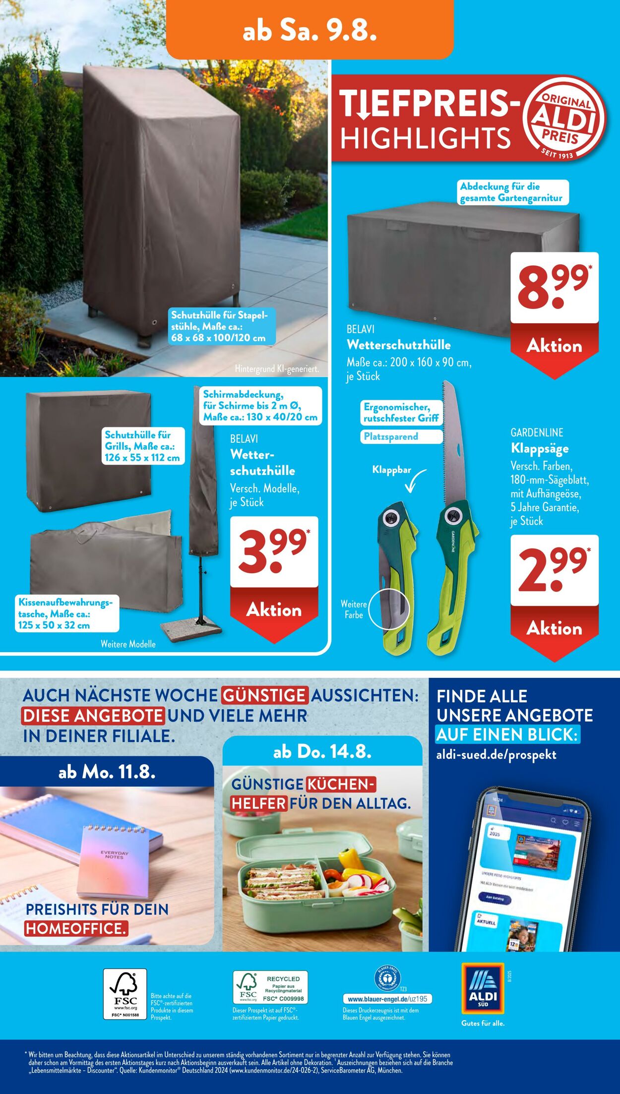 Prospekt ALDI SÜD 05.08.2025 - 19.08.2025