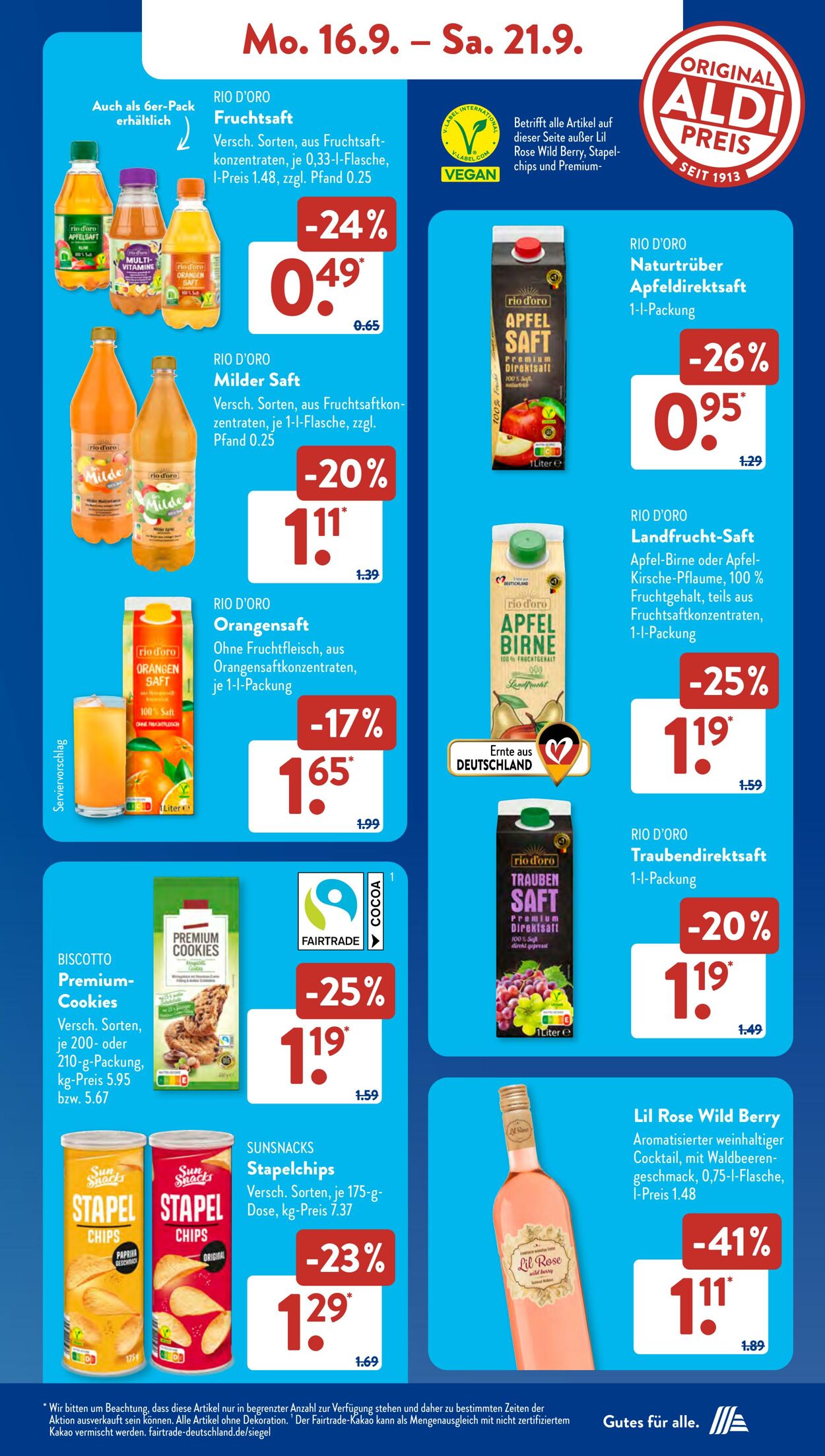 Prospekt ALDI SÜD 15.09.2024 - 21.09.2024