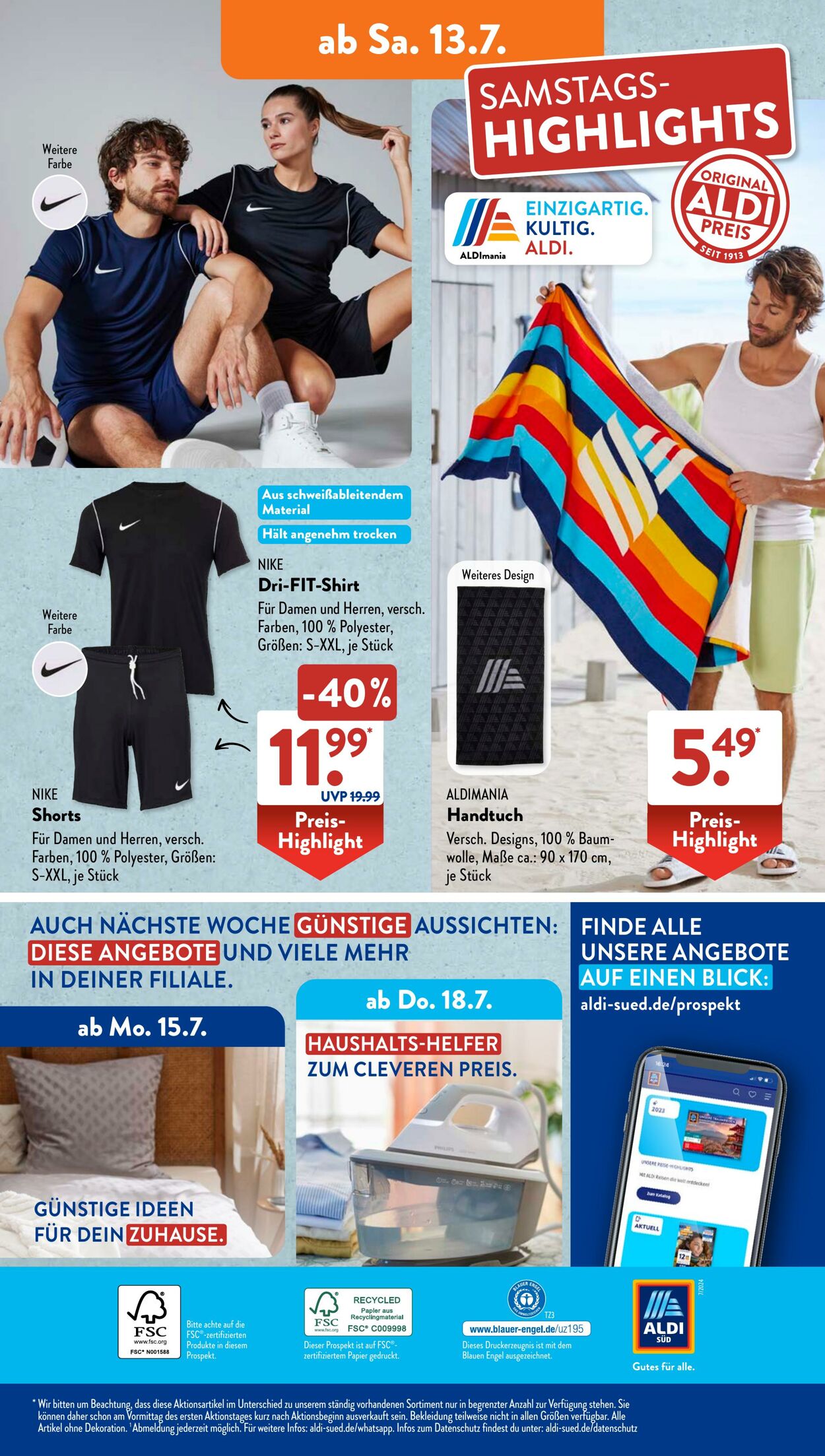 Prospekt ALDI SÜD 08.07.2024 - 13.07.2024