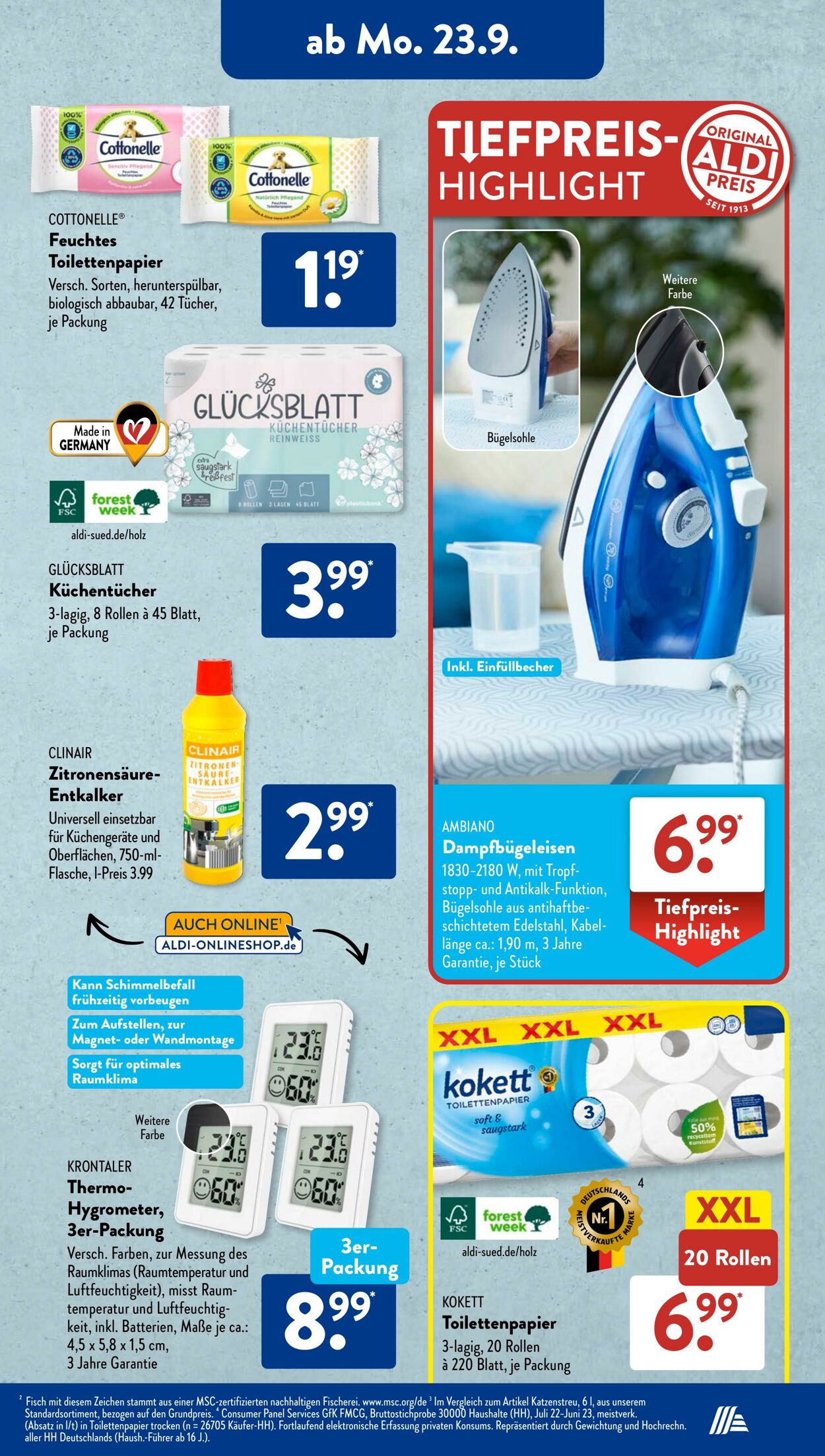 Prospekt ALDI SÜD 23.09.2024 - 28.09.2024