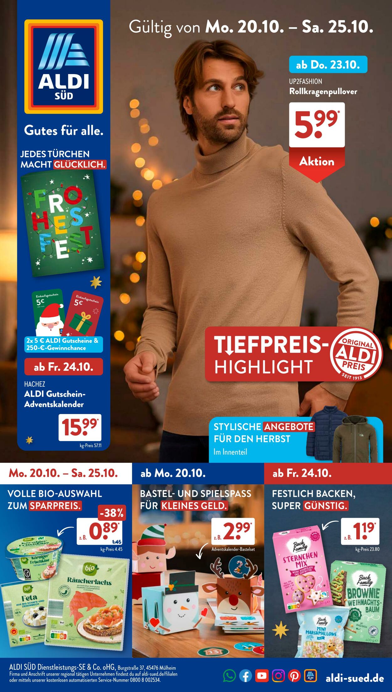 Prospekt ALDI SÜD 20.10.2025 - 03.11.2025