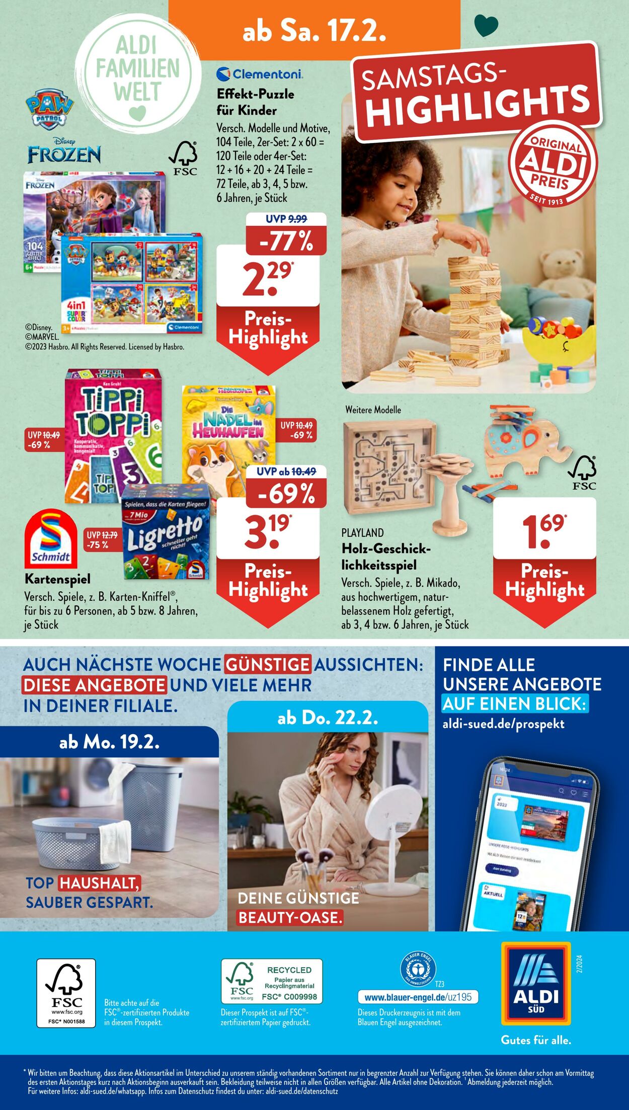 Prospekt ALDI SÜD 12.02.2024 - 17.02.2024