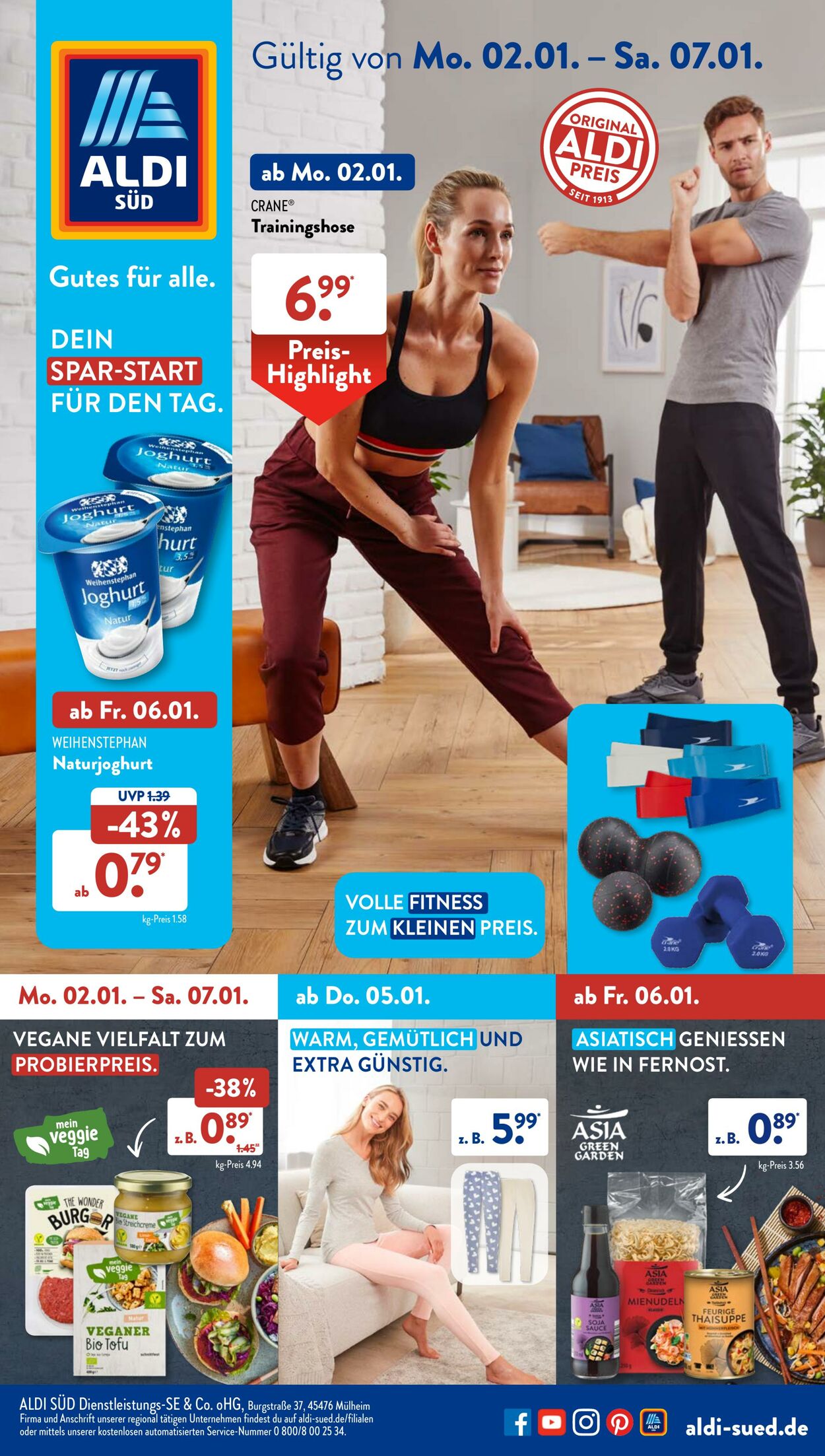 Prospekt ALDI SÜD 02.01.2023 - 07.01.2023