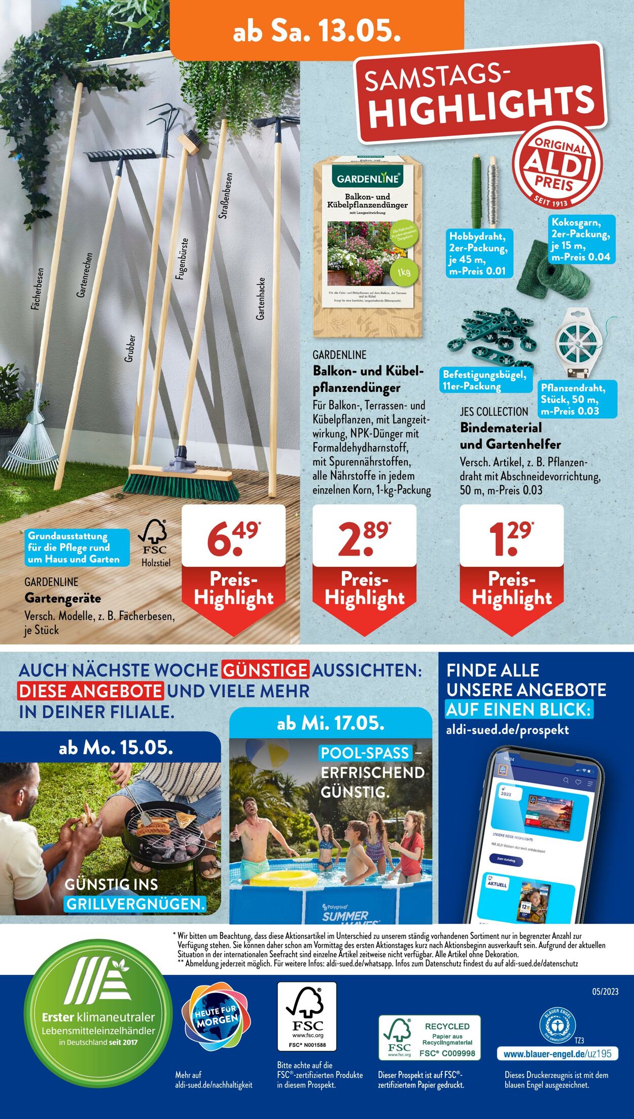 Prospekt ALDI SÜD 08.05.2023 - 13.05.2023