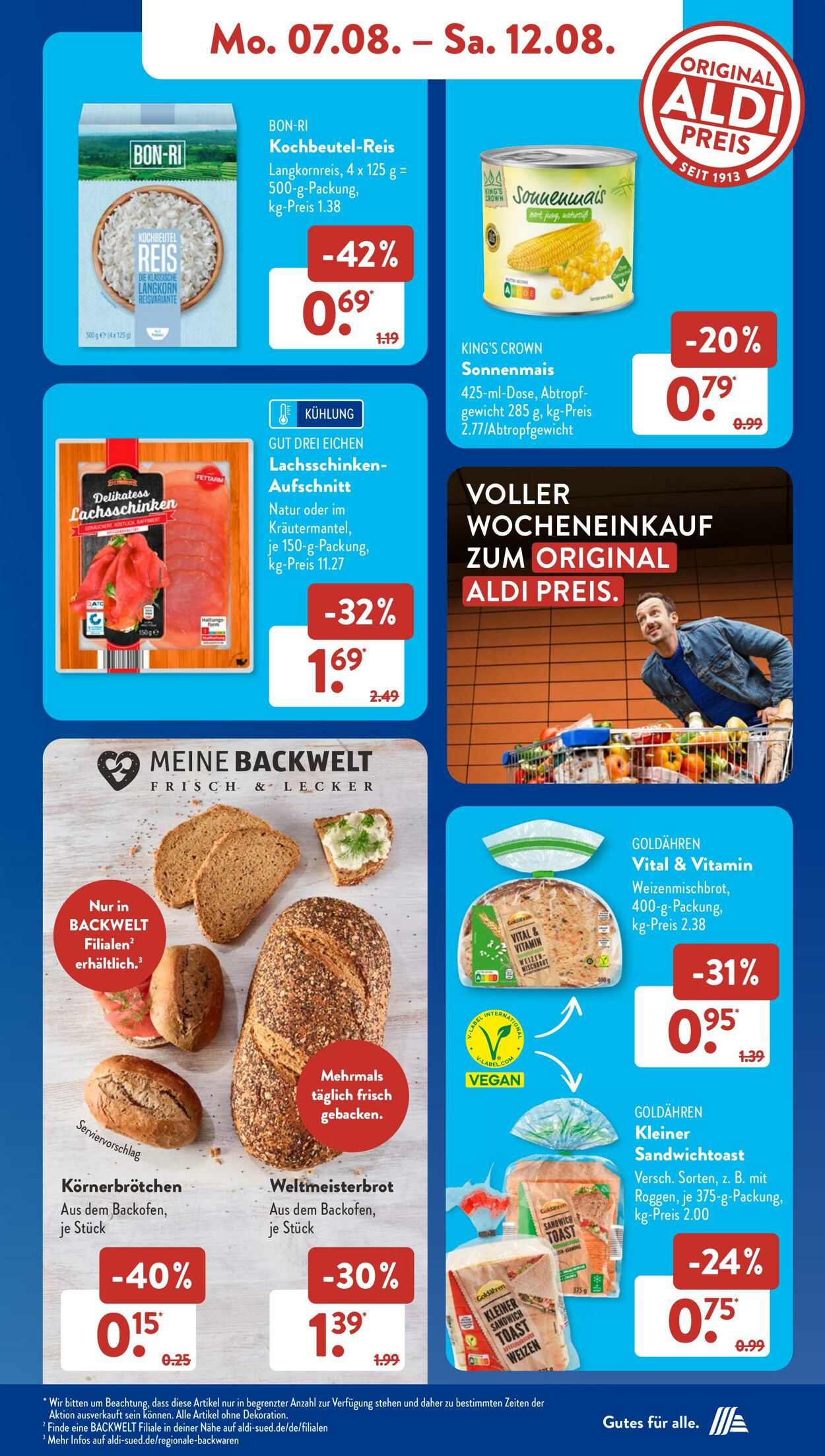 Prospekt ALDI SÜD 07.08.2023 - 12.08.2023