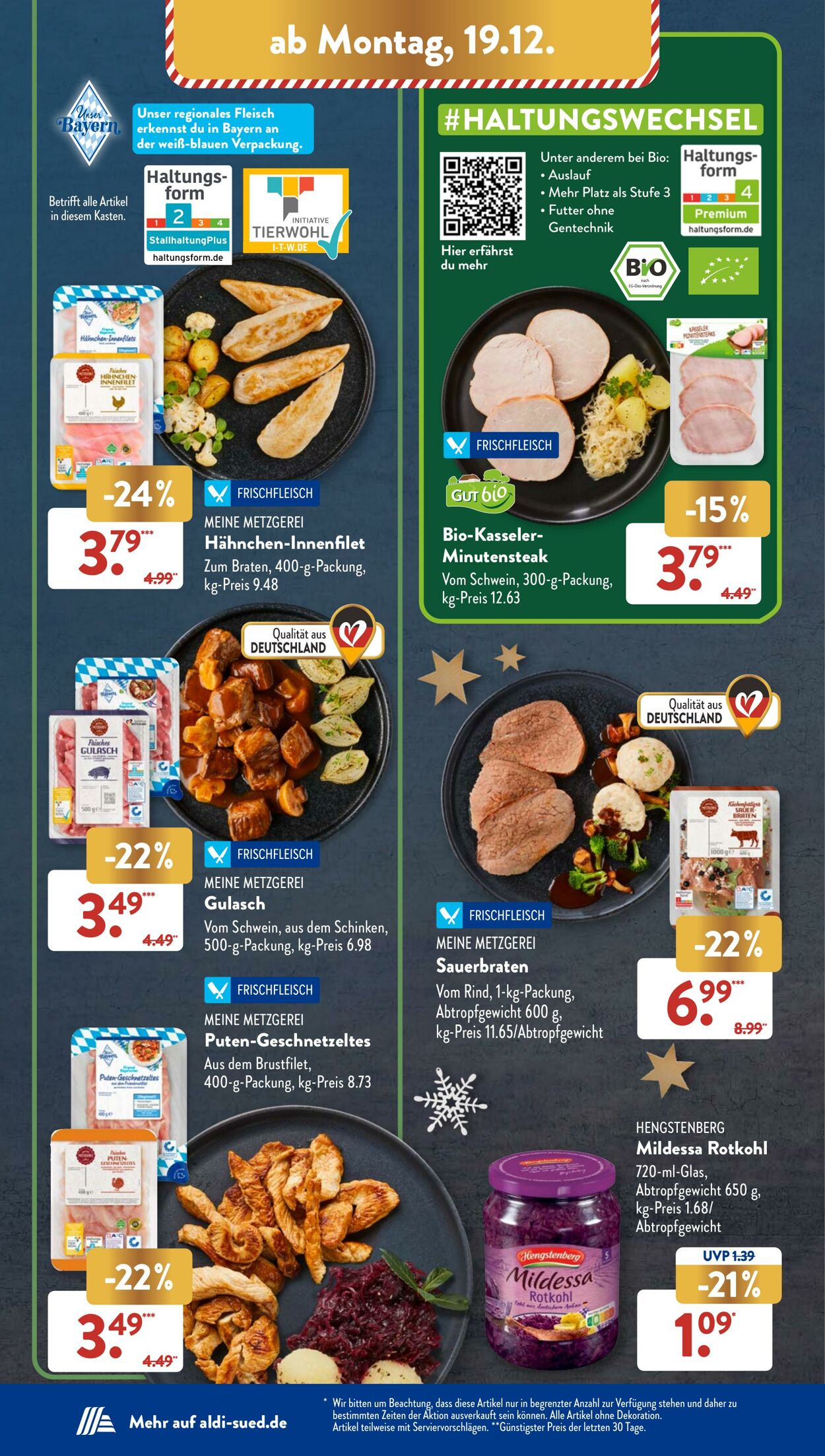 Prospekt ALDI SÜD 19.12.2022 - 24.12.2022